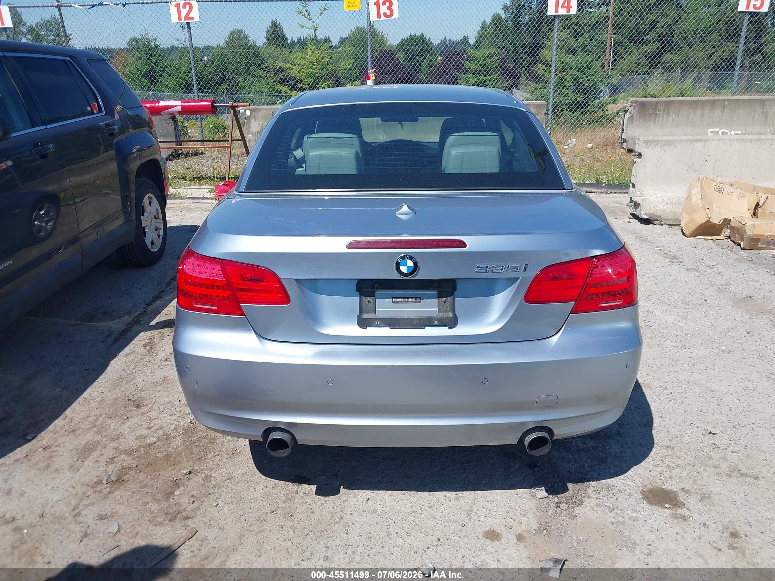 2011 Bmw 335i   Light Blue vin: WBADX7C56BE581729