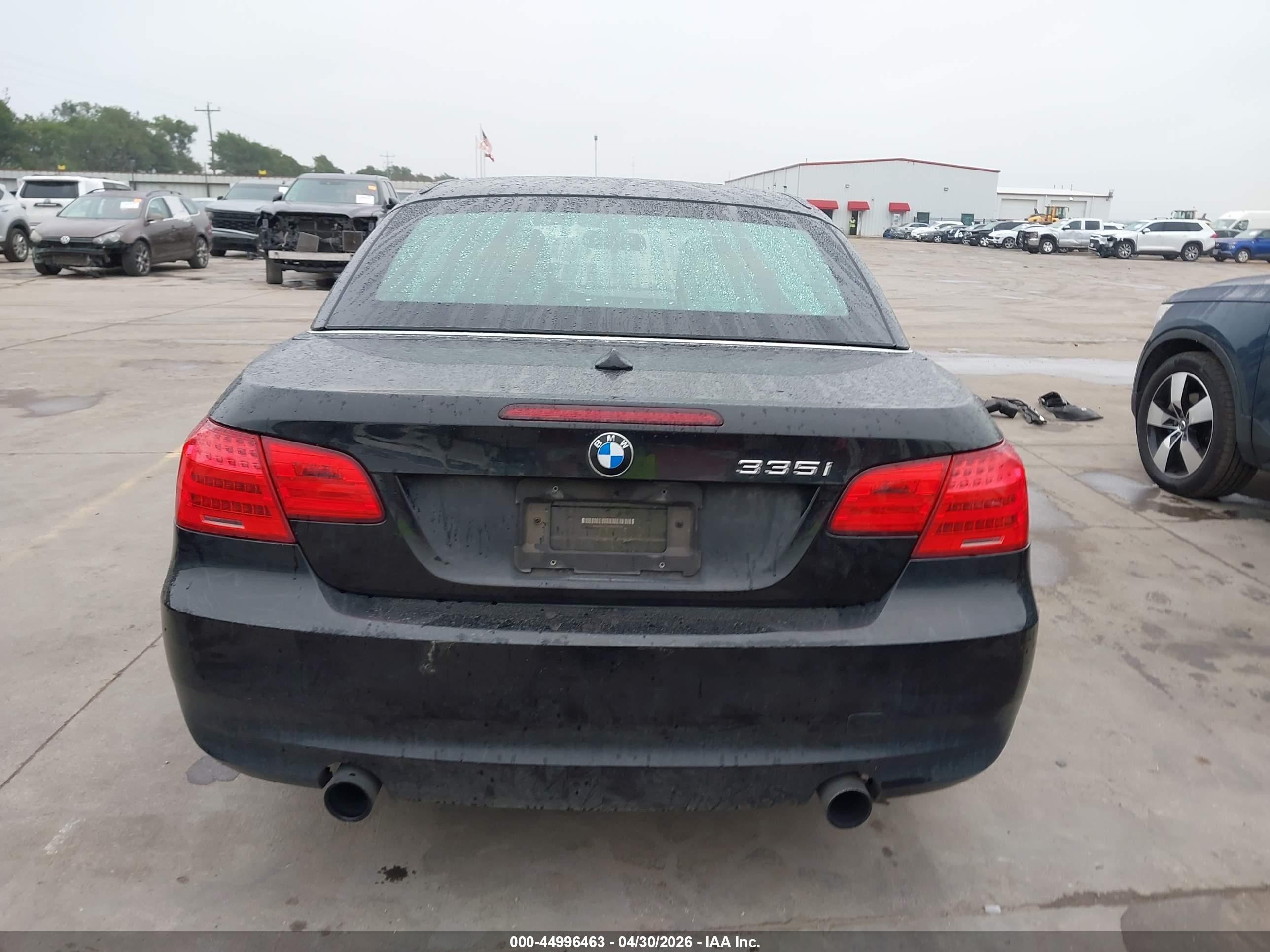 2011 Bmw 335i   Black vin: WBADX7C58BE579786