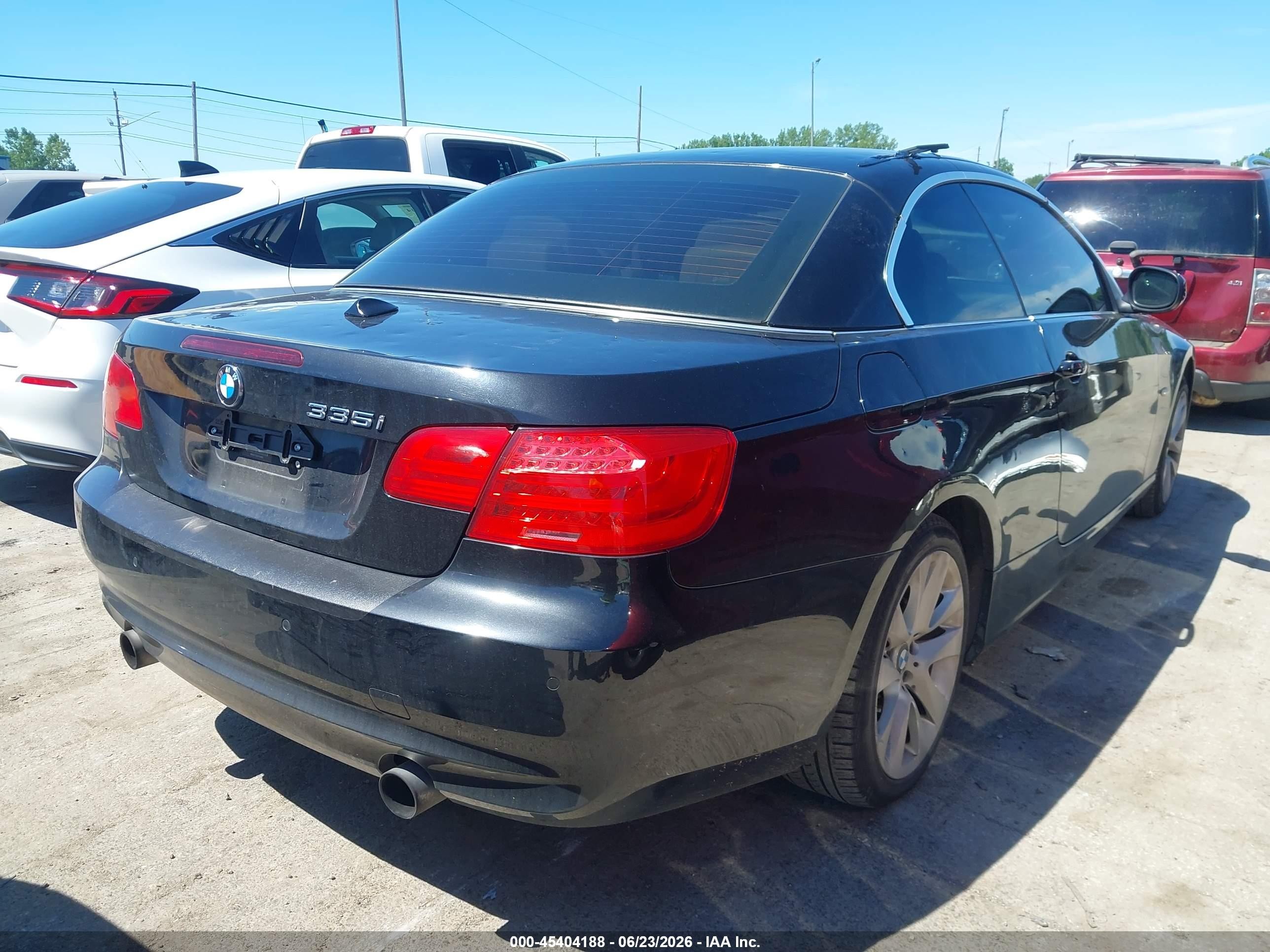 2012 Bmw 335i   Black vin: WBADX7C58CE744463