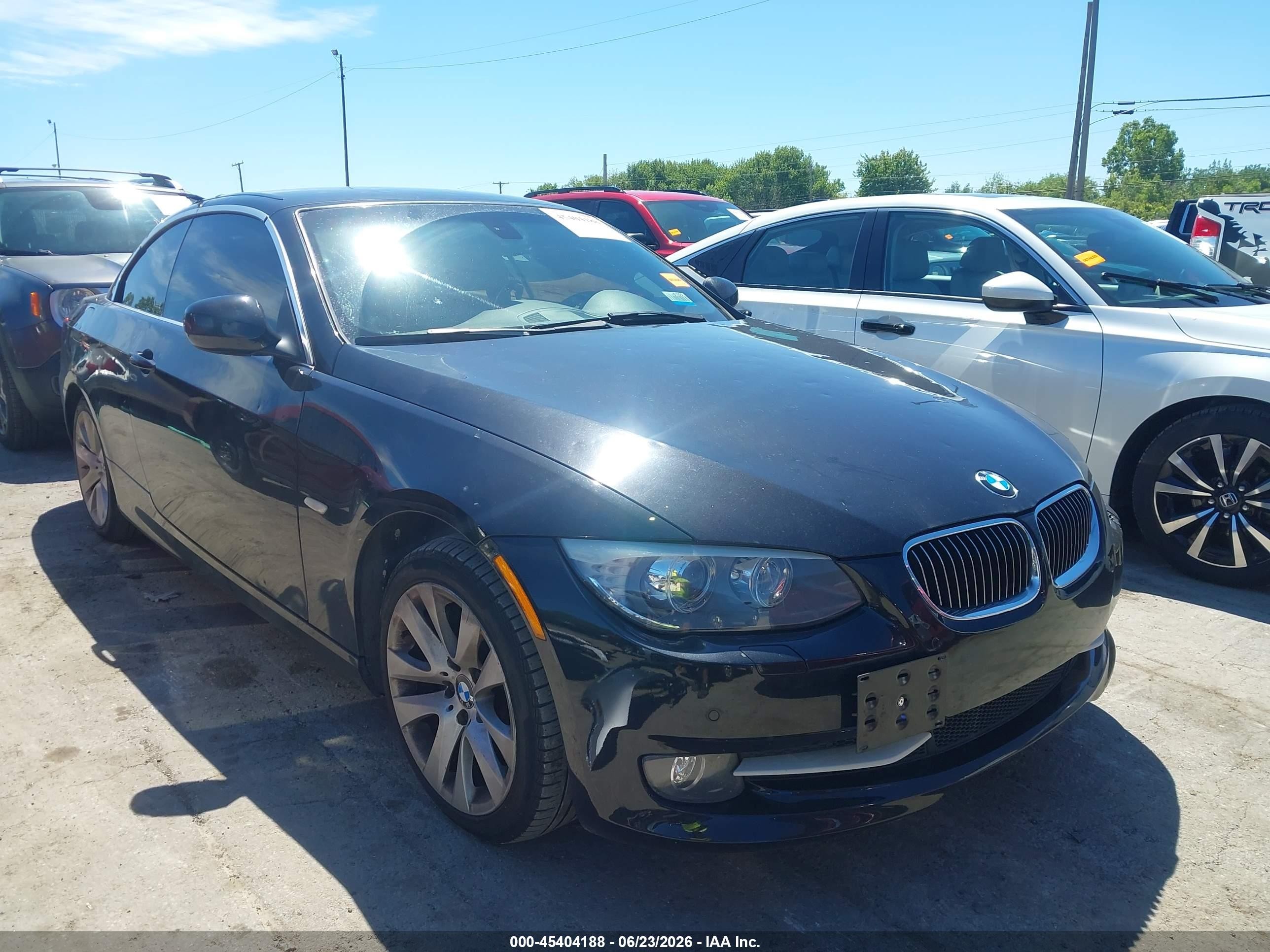 2012 Bmw 335i   Black vin: WBADX7C58CE744463