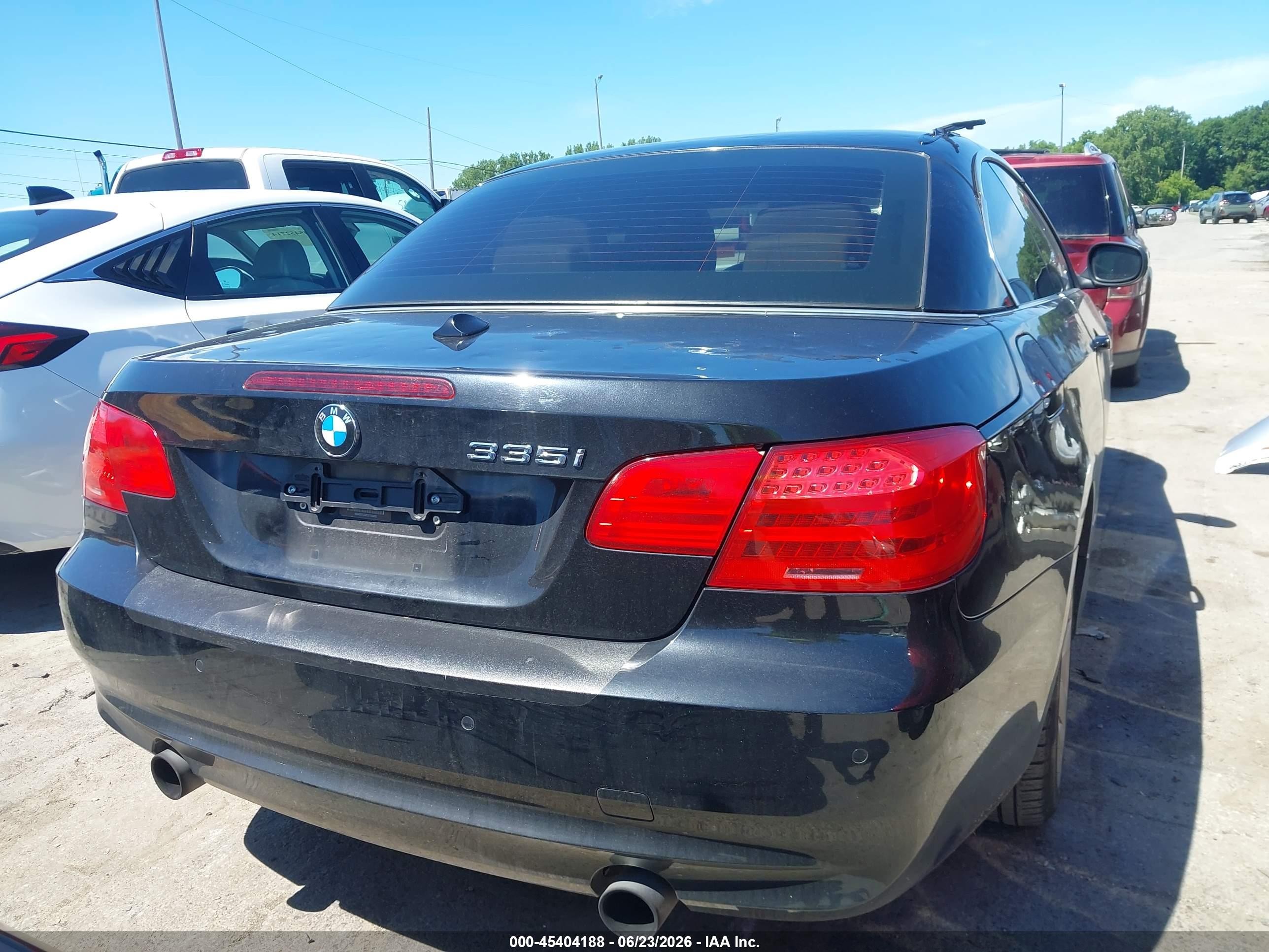 2012 Bmw 335i   Black vin: WBADX7C58CE744463