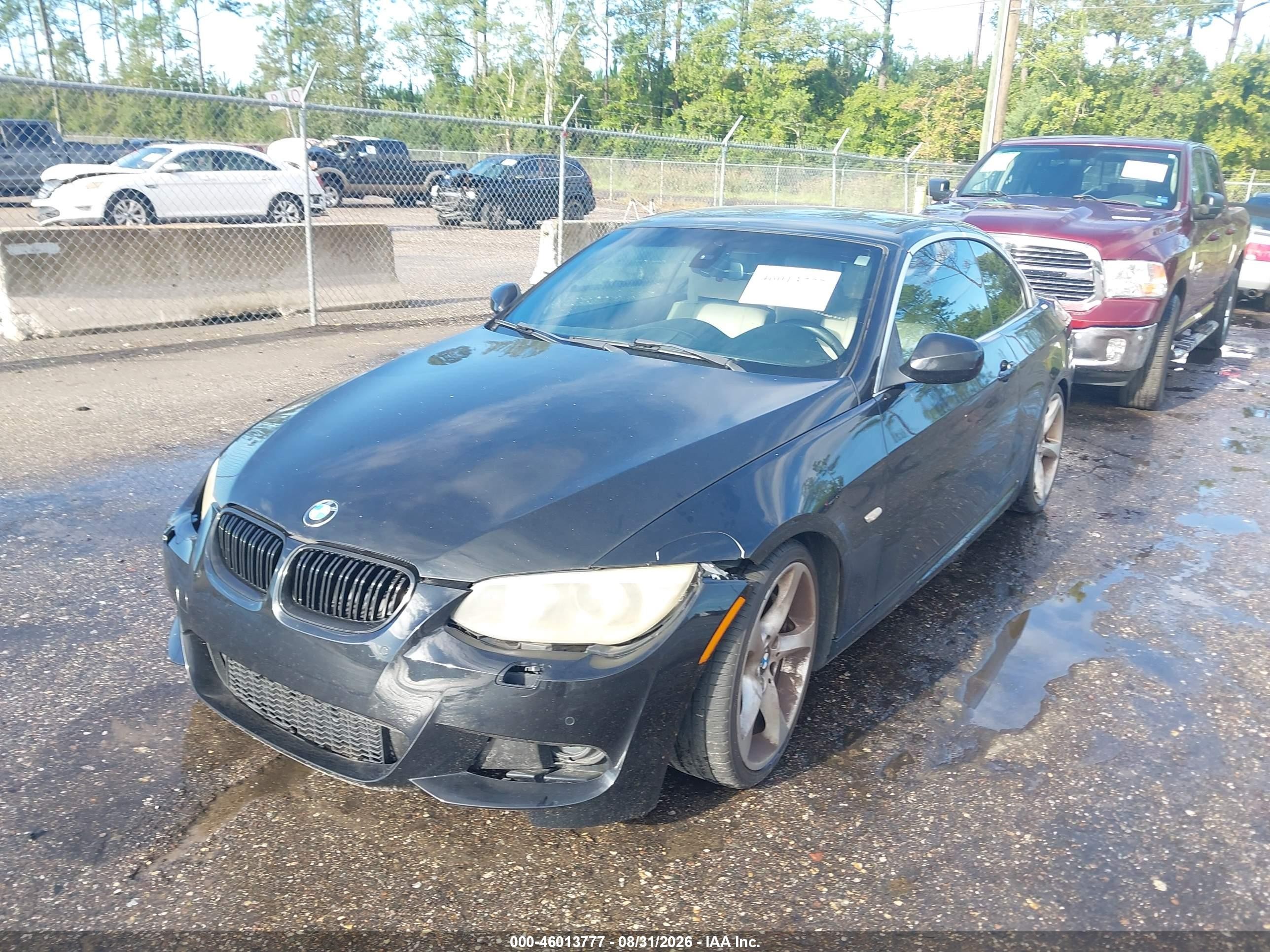 2011 Bmw 335i   Black vin: WBADX7C59BE580025