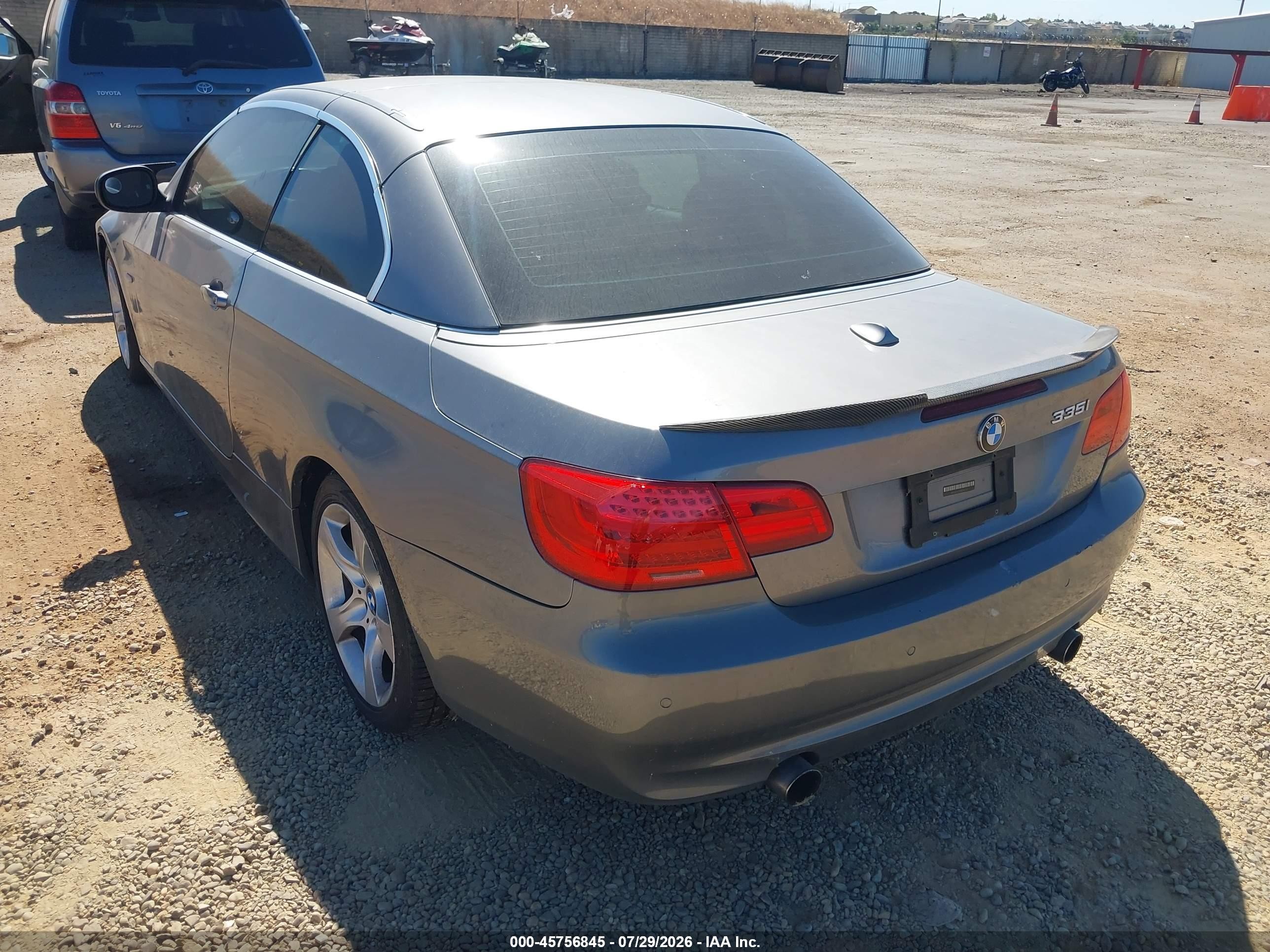 2011 Bmw 335i   Gray vin: WBADX7C59BE742543