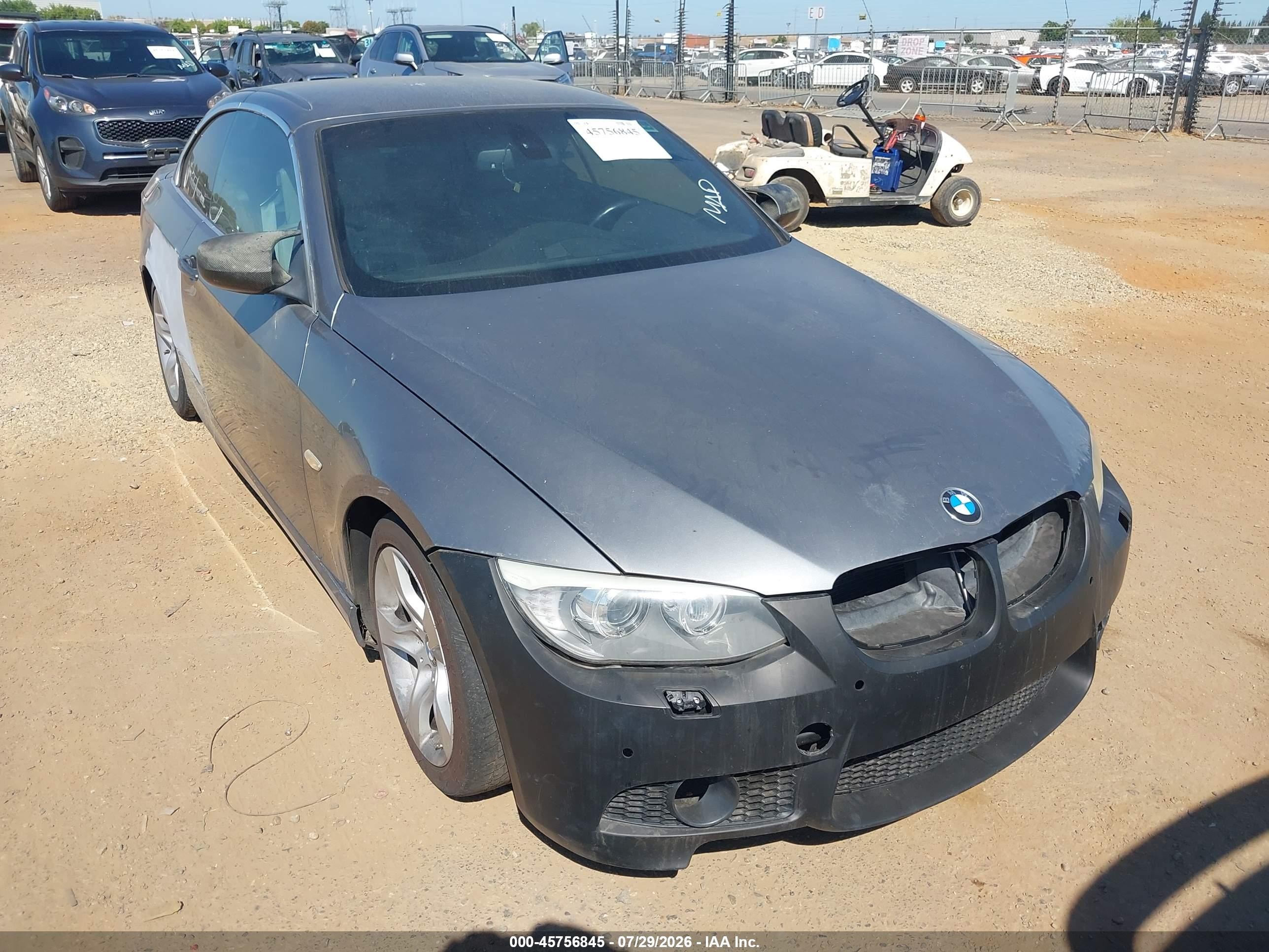 2011 Bmw 335i   Gray vin: WBADX7C59BE742543
