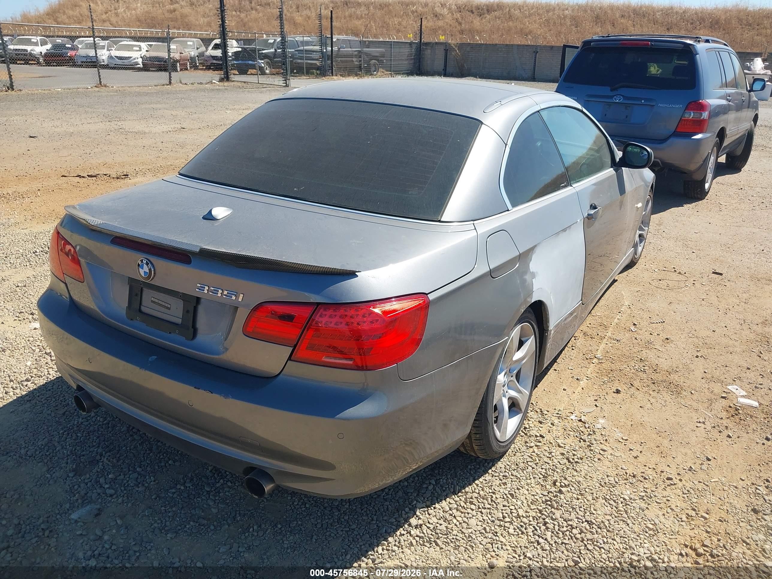 2011 Bmw 335i   Gray vin: WBADX7C59BE742543
