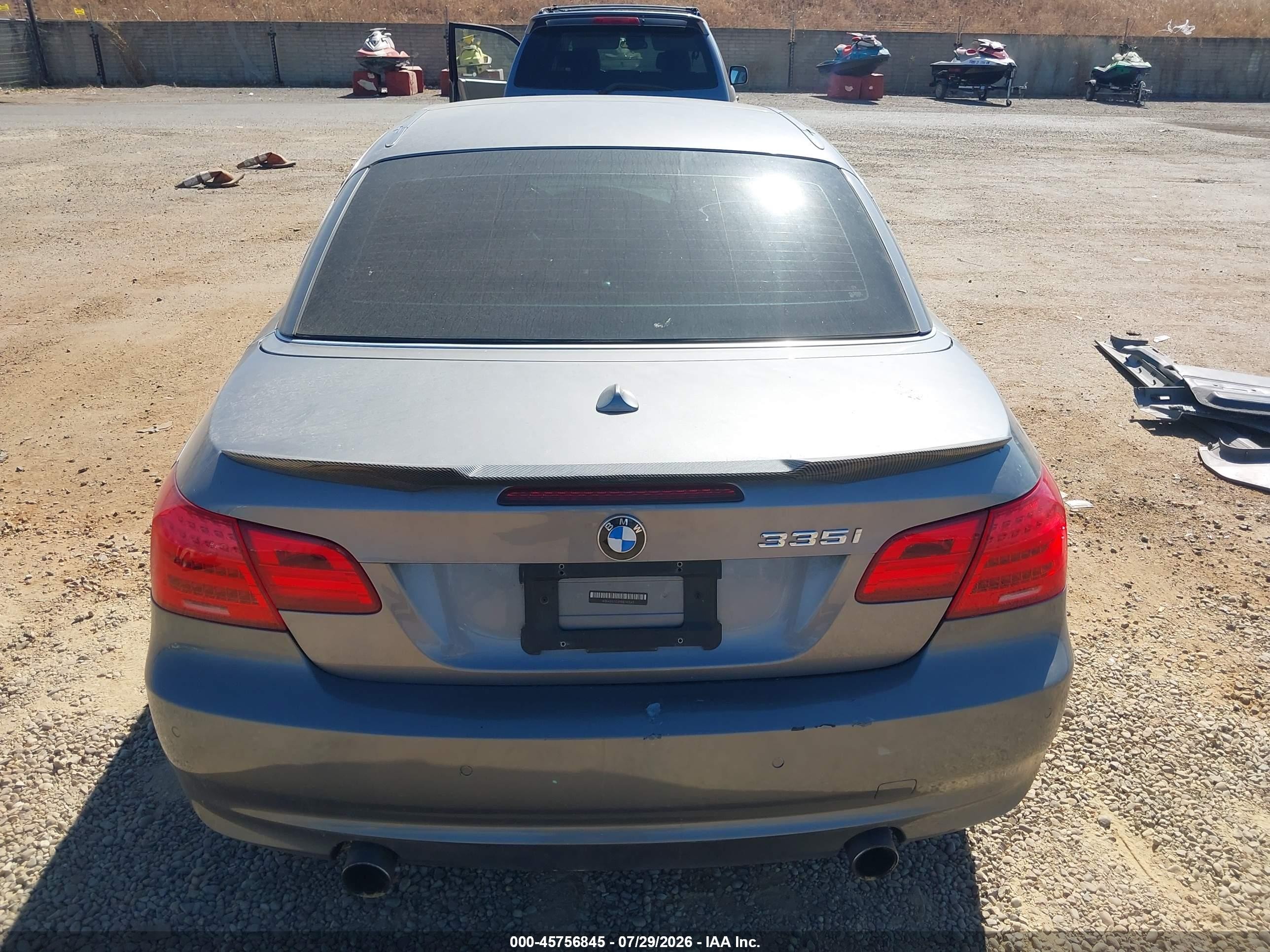 2011 Bmw 335i   Gray vin: WBADX7C59BE742543