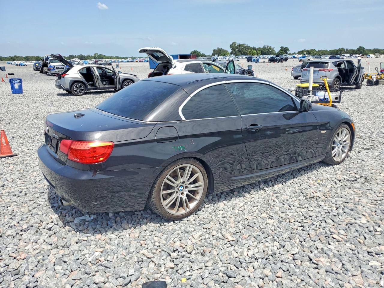 2013 Bmw 335 I Black vin: WBADX7C59DE746224