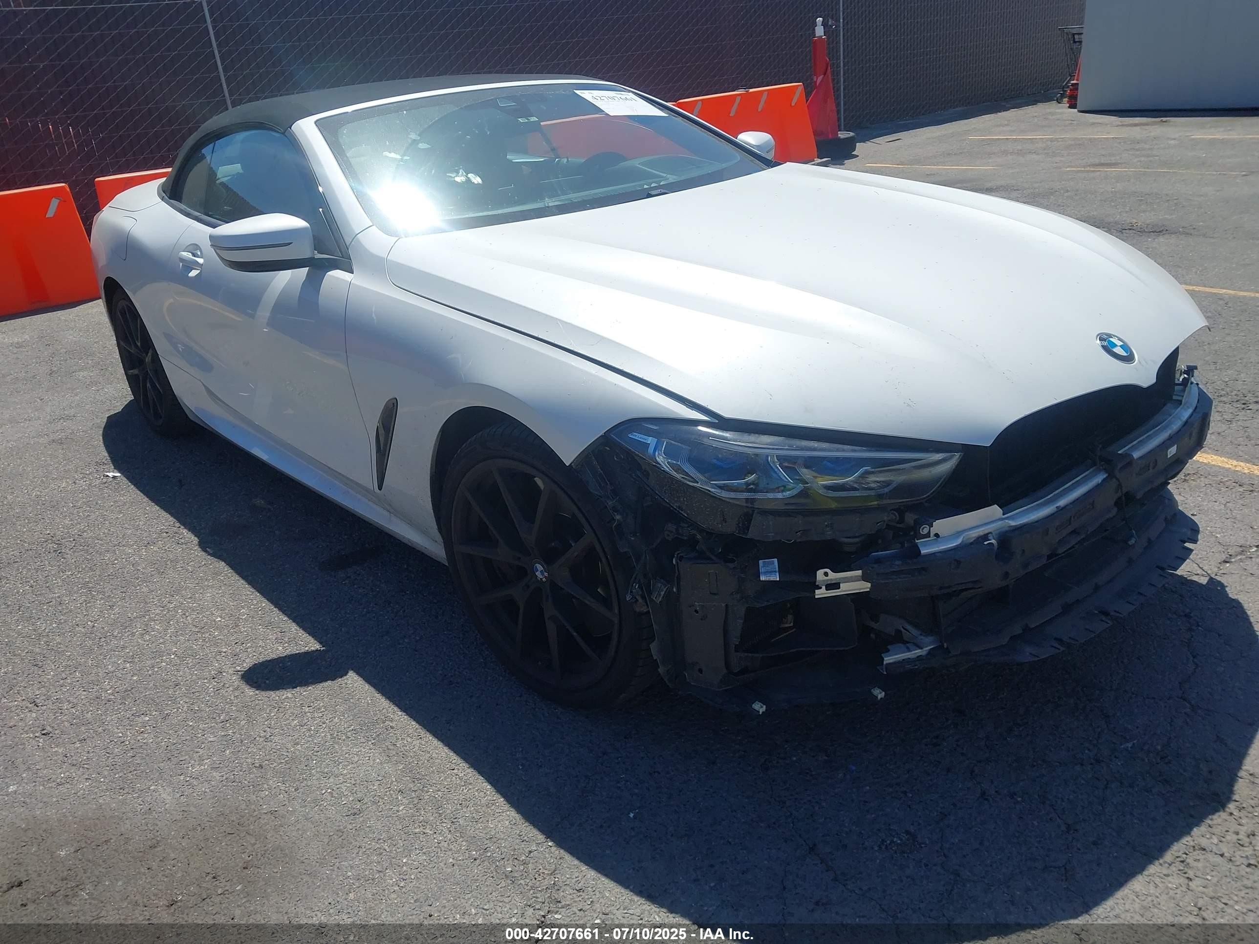 2023 Bmw 840 I White vin: WBADZ2C00PCL05048
