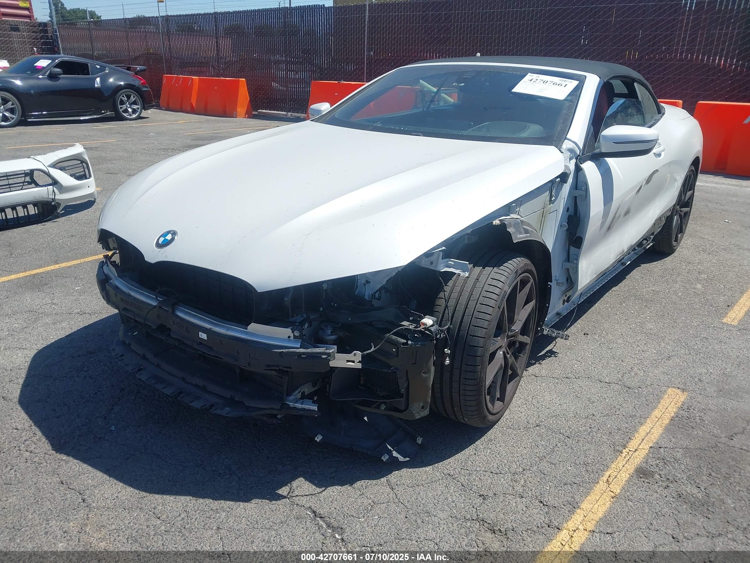 2023 Bmw 840 I White vin: WBADZ2C00PCL05048