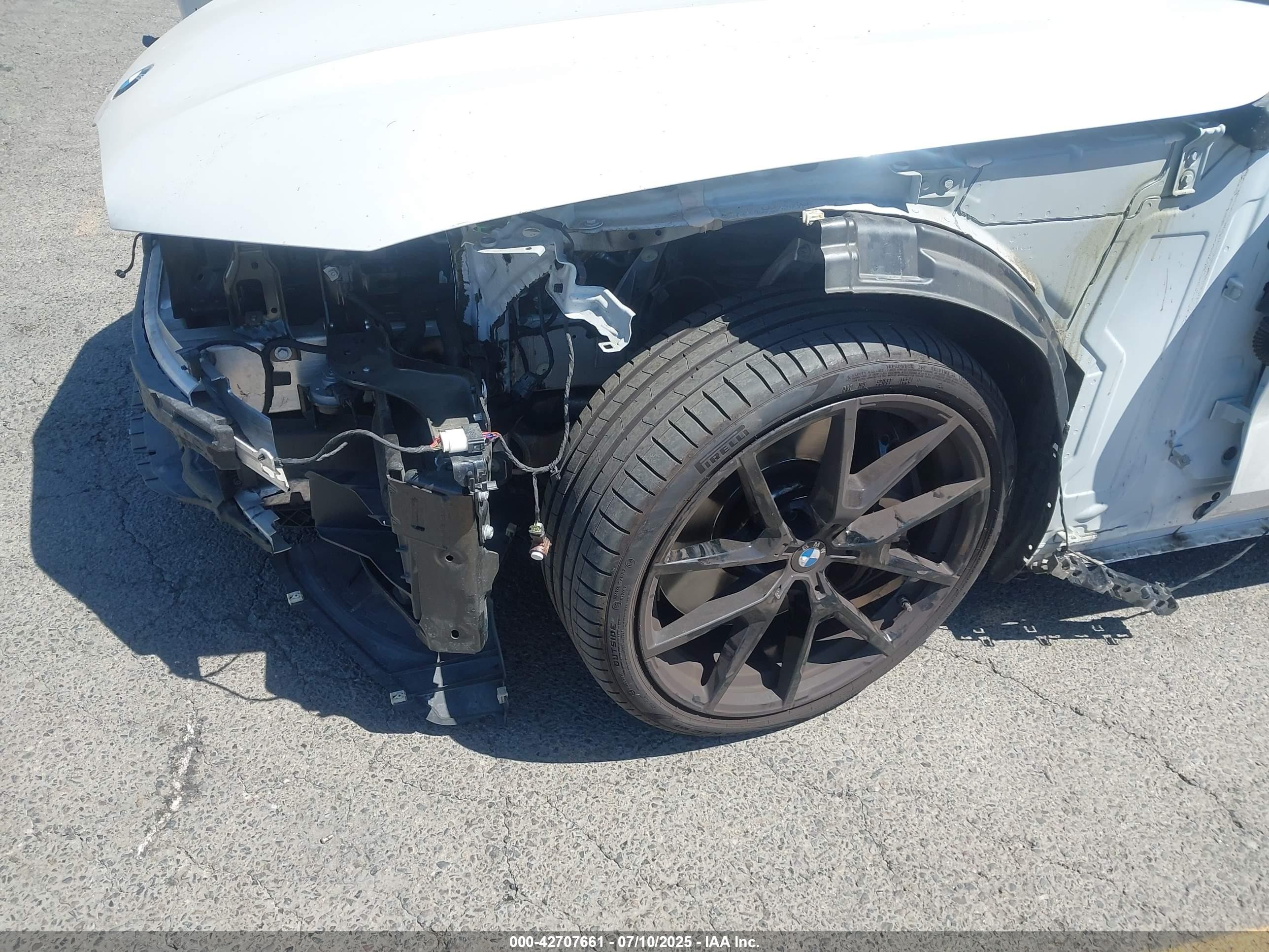 2023 Bmw 840 I White vin: WBADZ2C00PCL05048