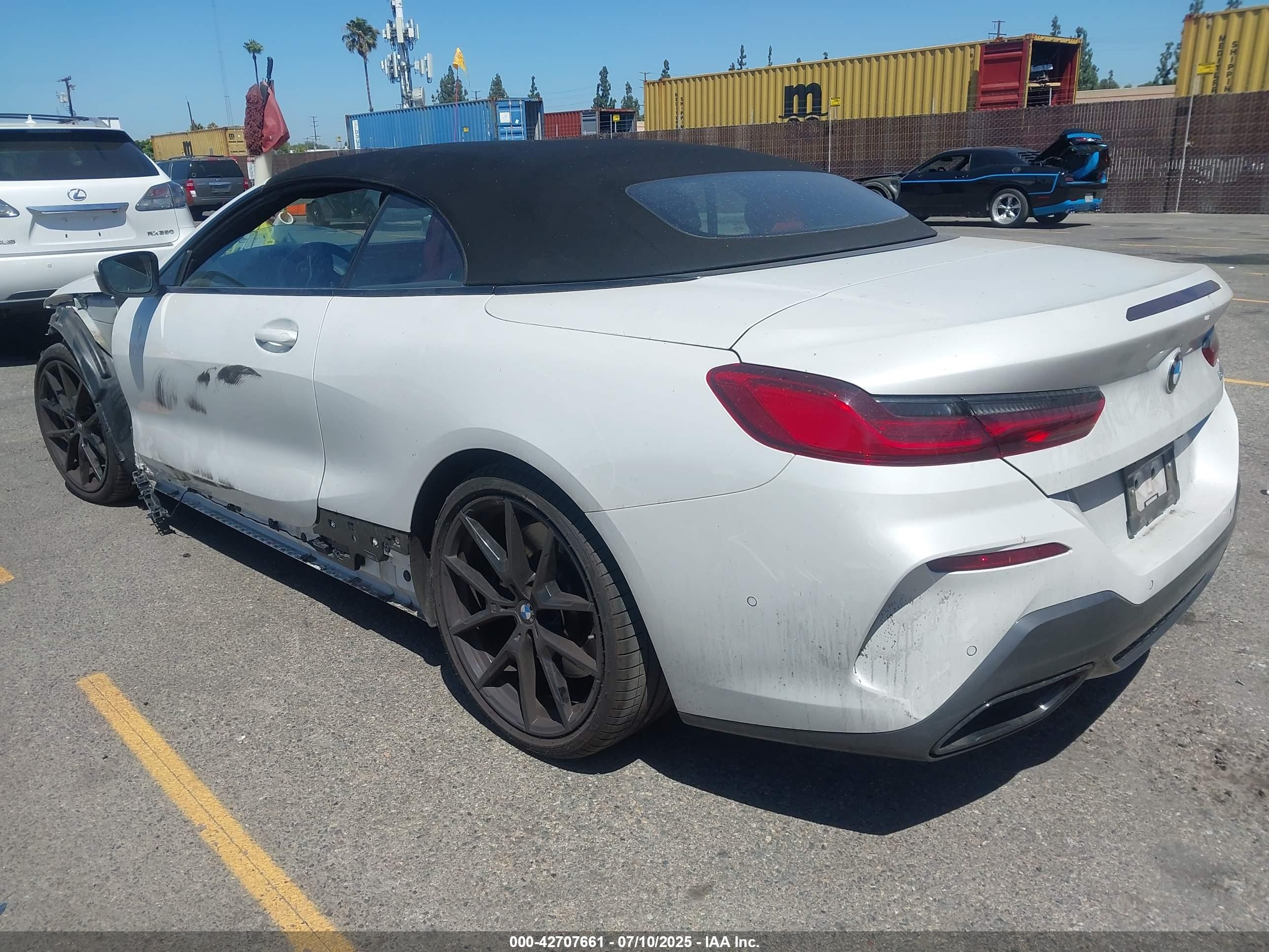 2023 Bmw 840 I White vin: WBADZ2C00PCL05048