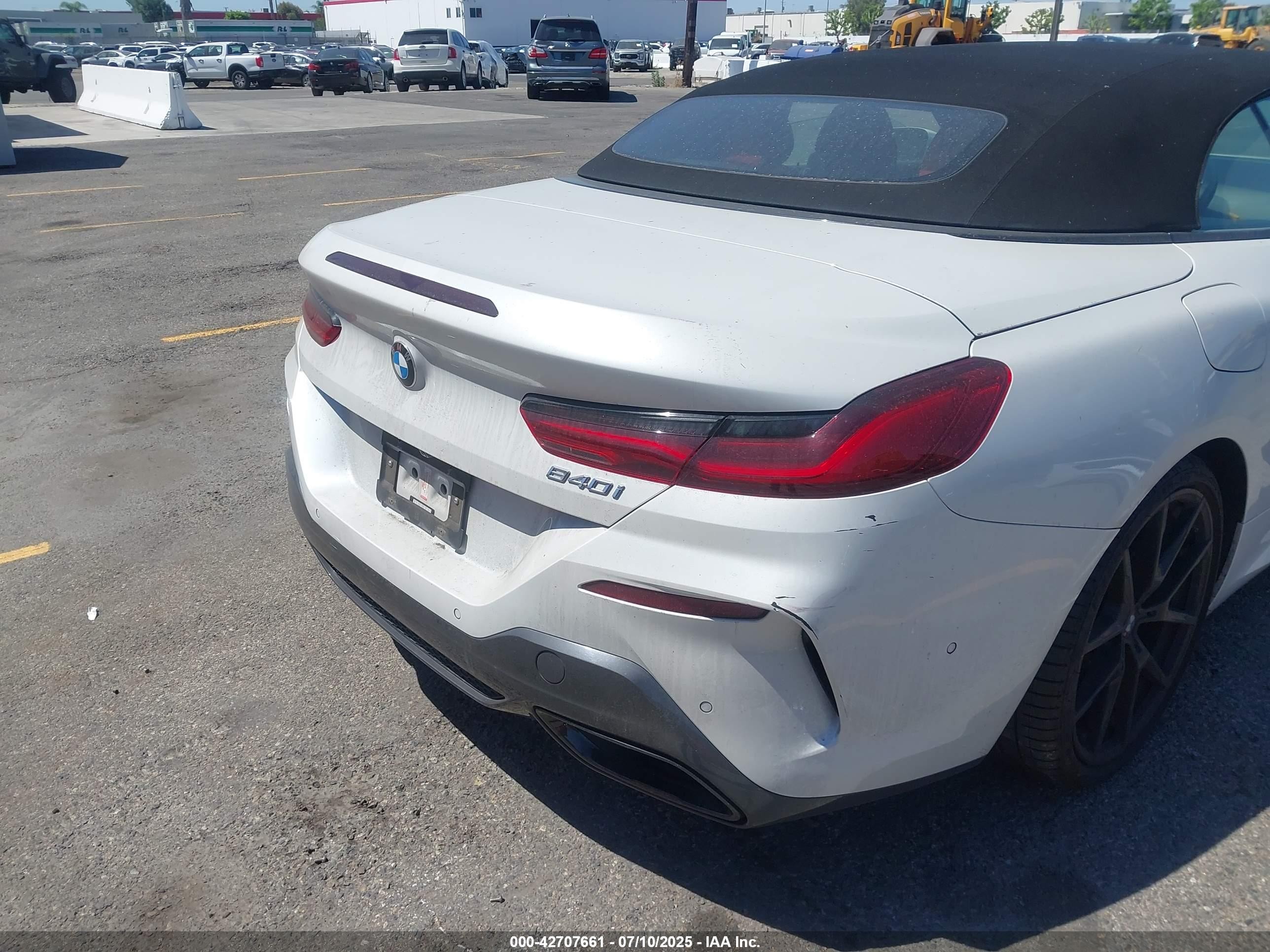 2023 Bmw 840 I White vin: WBADZ2C00PCL05048