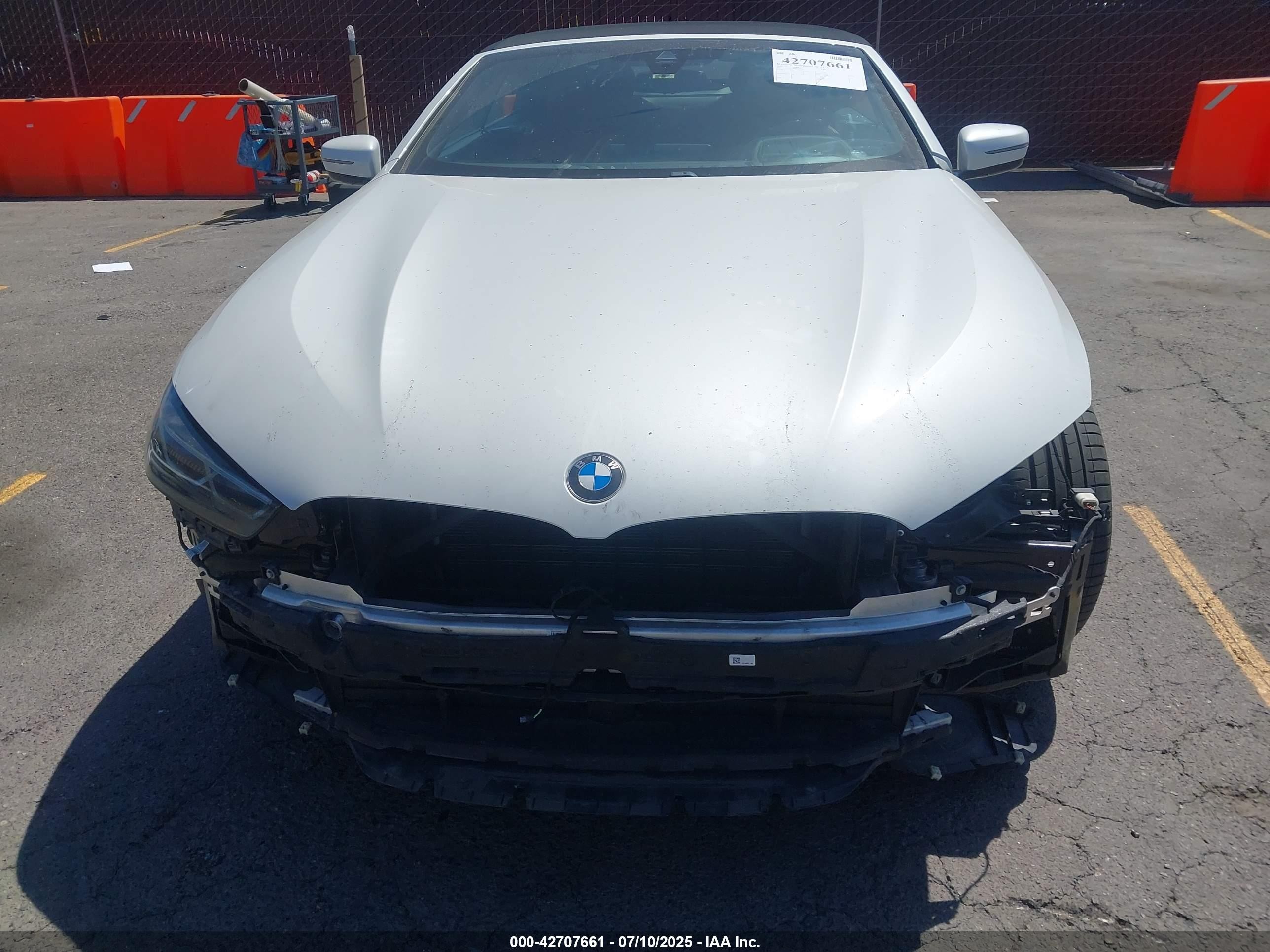 2023 Bmw 840 I White vin: WBADZ2C00PCL05048