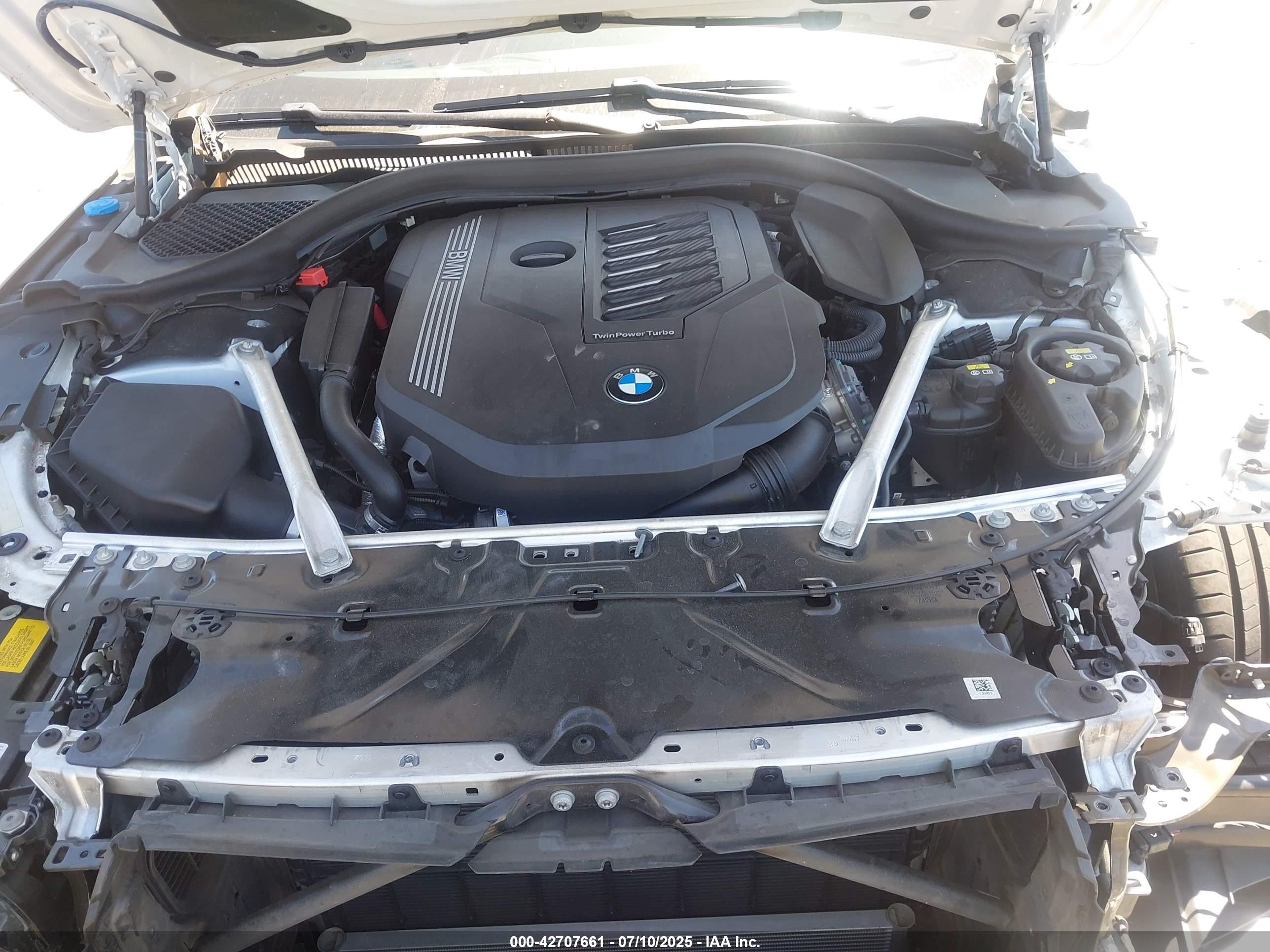 2023 Bmw 840 I White vin: WBADZ2C00PCL05048