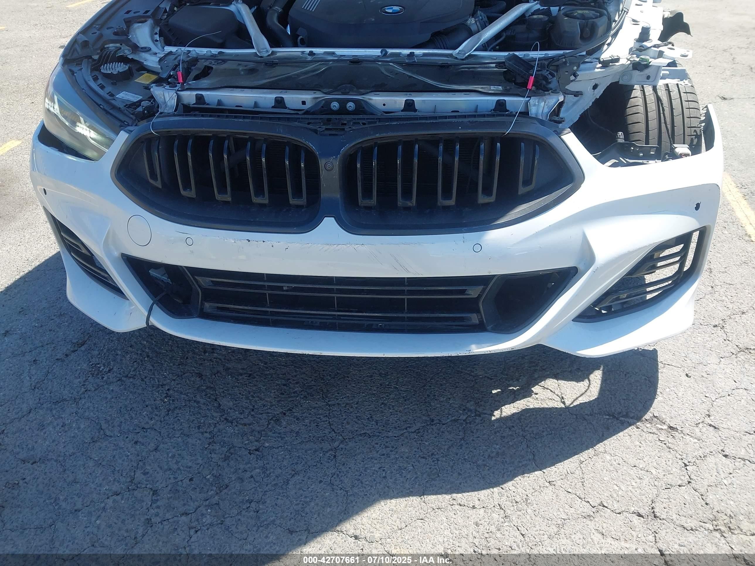 2023 Bmw 840 I White vin: WBADZ2C00PCL05048