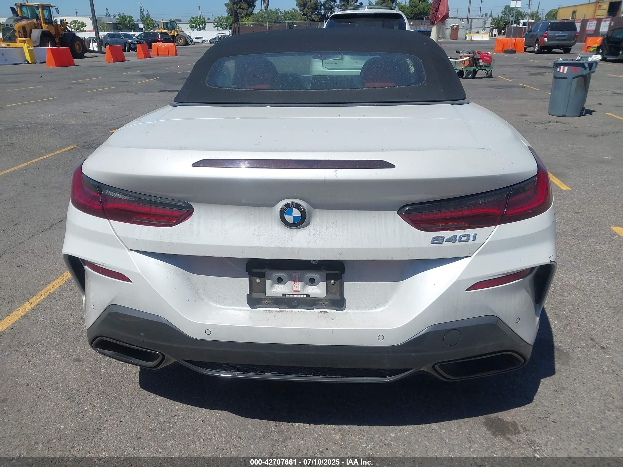 2023 Bmw 840 I White vin: WBADZ2C00PCL05048