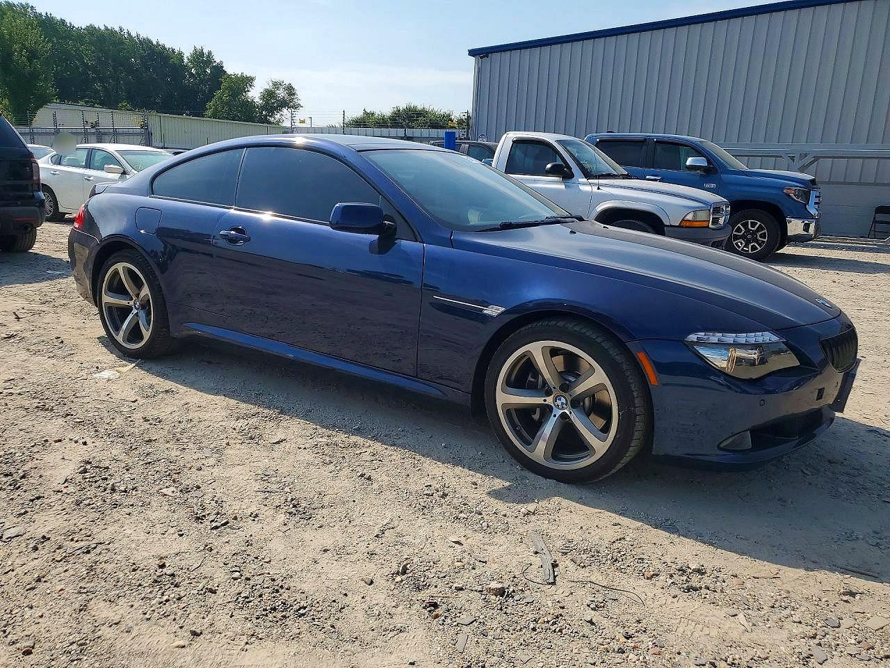 2008 Bmw 650 I Blue vin: WBAEA53508CV90702