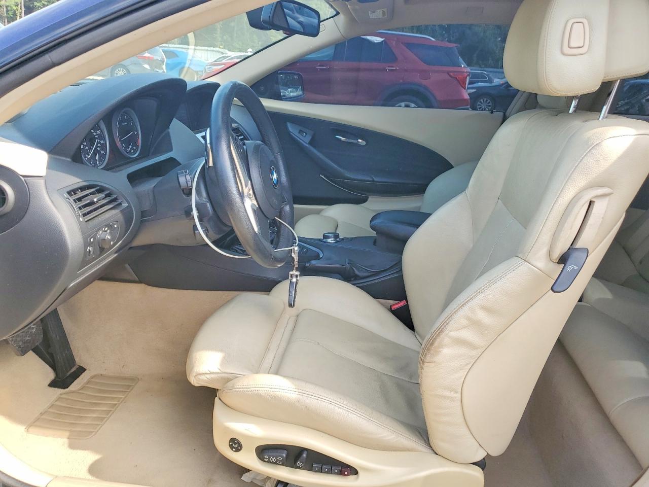 2008 Bmw 650 I Blue vin: WBAEA53508CV90702