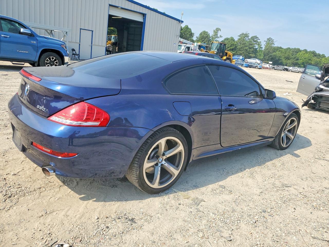 2008 Bmw 650 I Blue vin: WBAEA53508CV90702