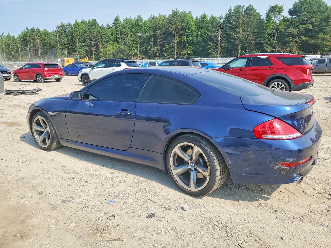 2008 Bmw 650 I Blue vin: WBAEA53508CV90702
