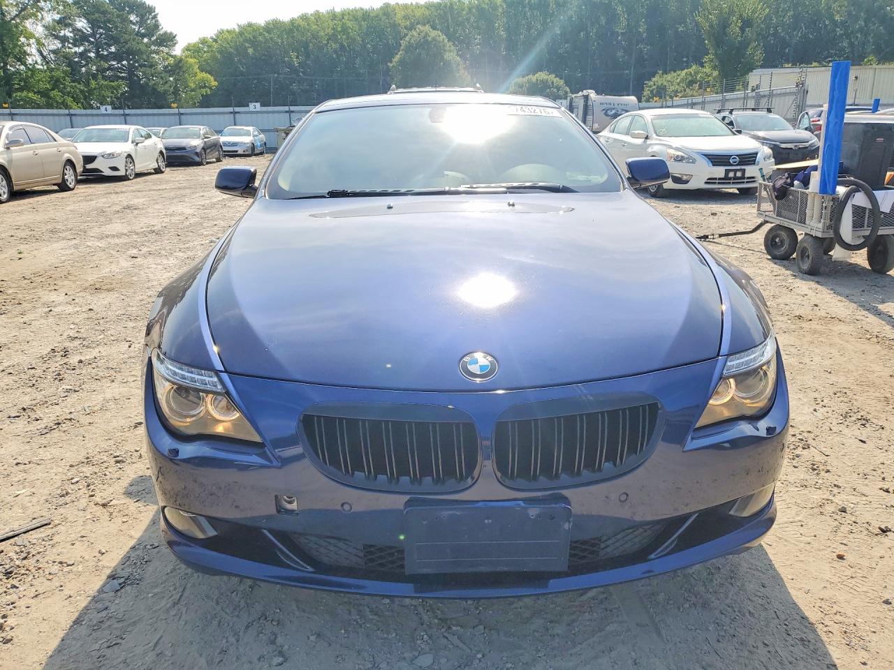 2008 Bmw 650 I Blue vin: WBAEA53508CV90702