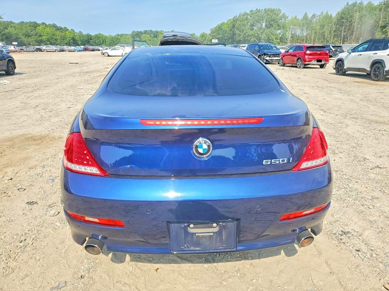 2008 Bmw 650 I Blue vin: WBAEA53508CV90702