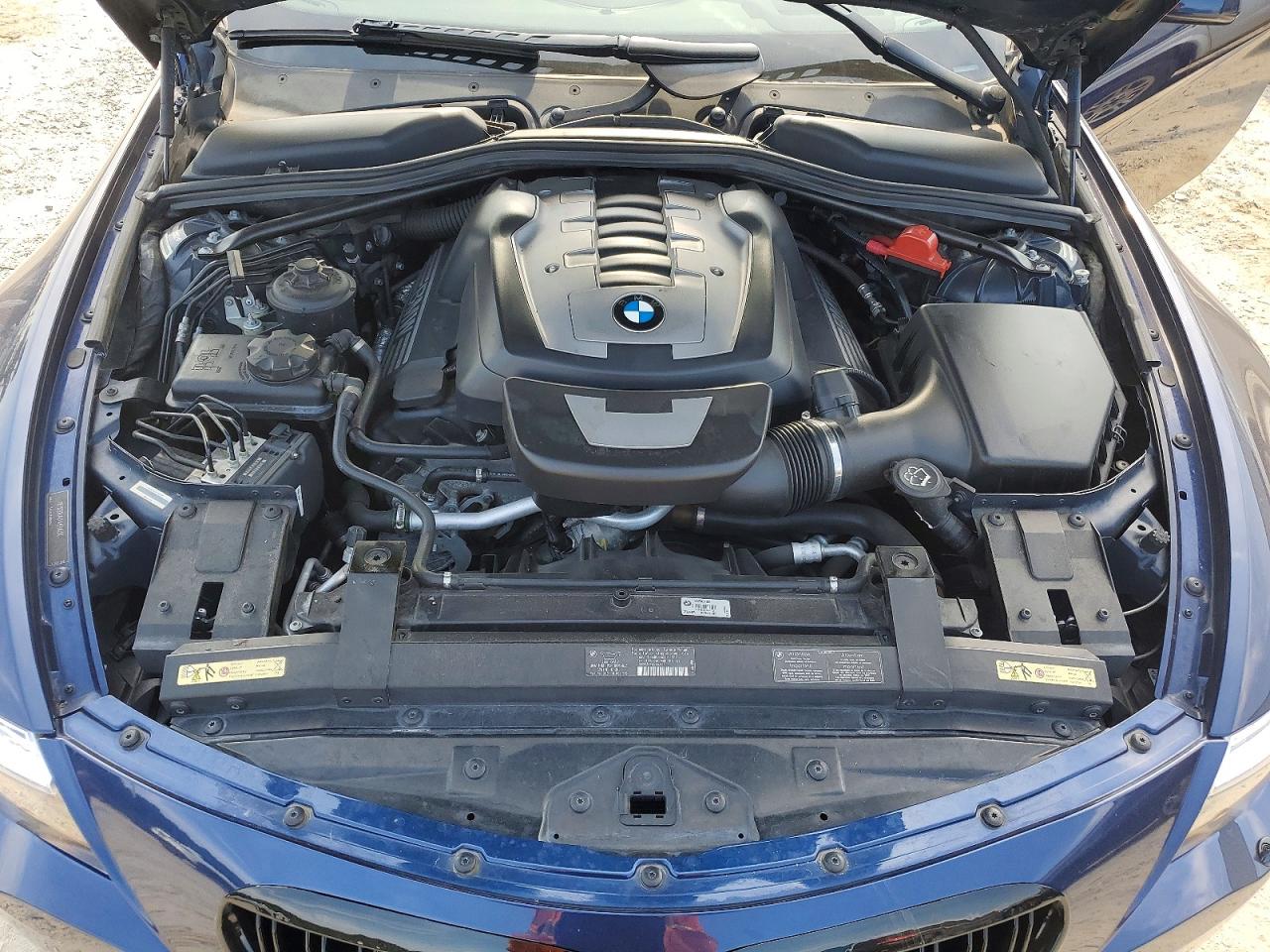 2008 Bmw 650 I Blue vin: WBAEA53508CV90702