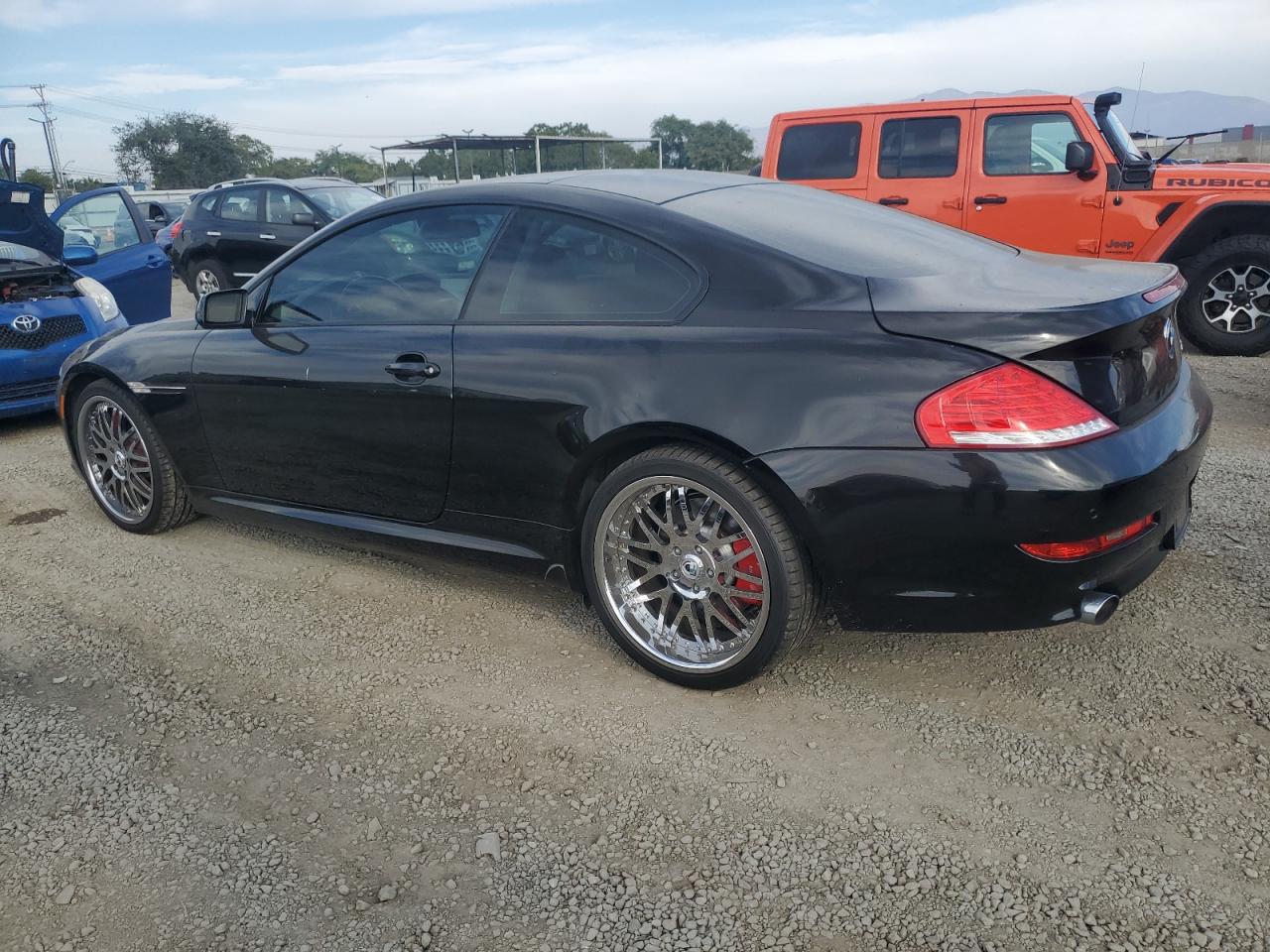 2008 Bmw 650 I Black vin: WBAEA53508CV91574