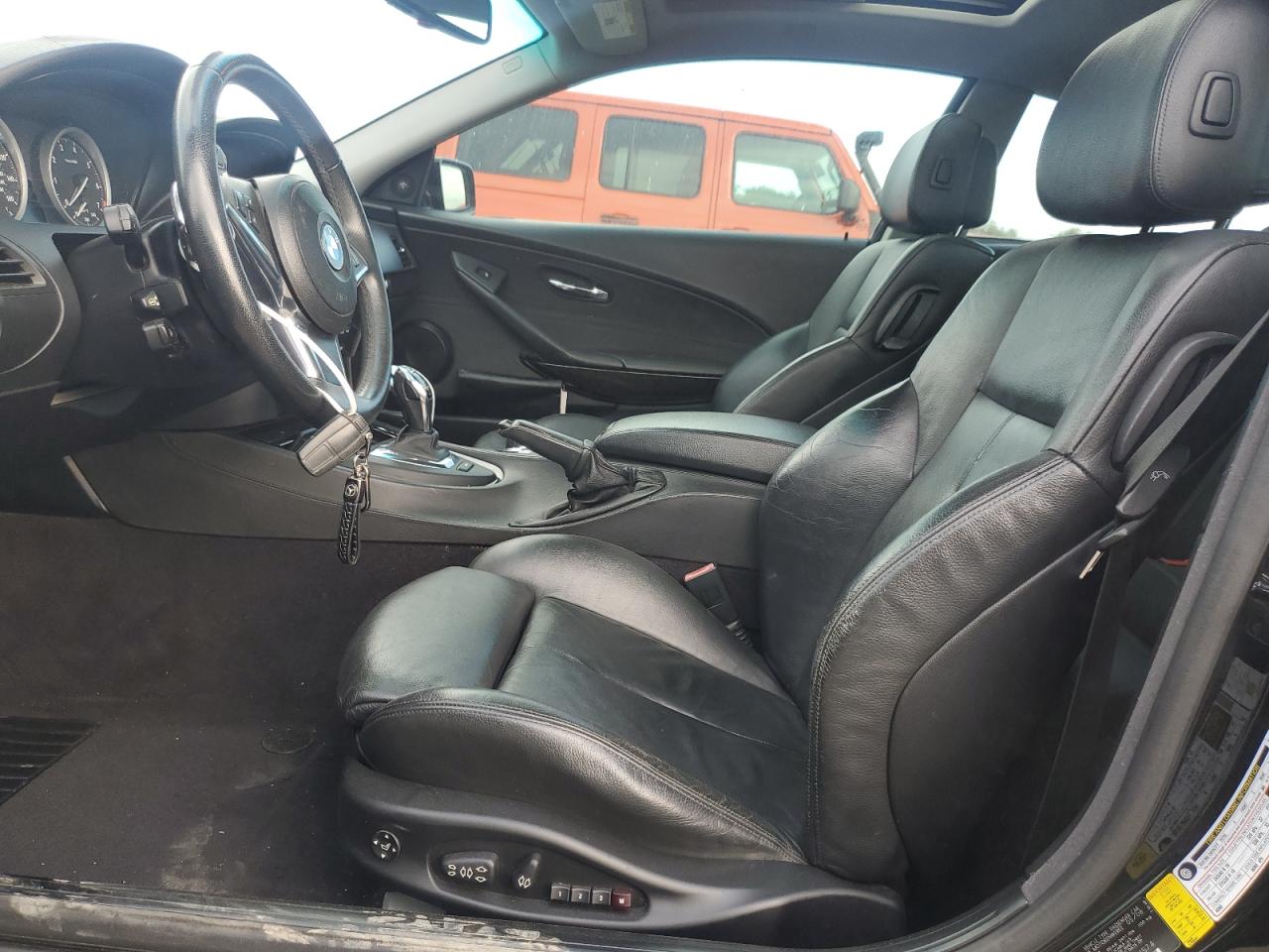 2008 Bmw 650 I Black vin: WBAEA53508CV91574