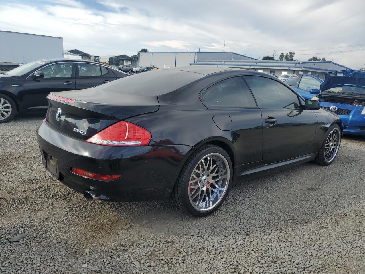 2008 Bmw 650 I Black vin: WBAEA53508CV91574