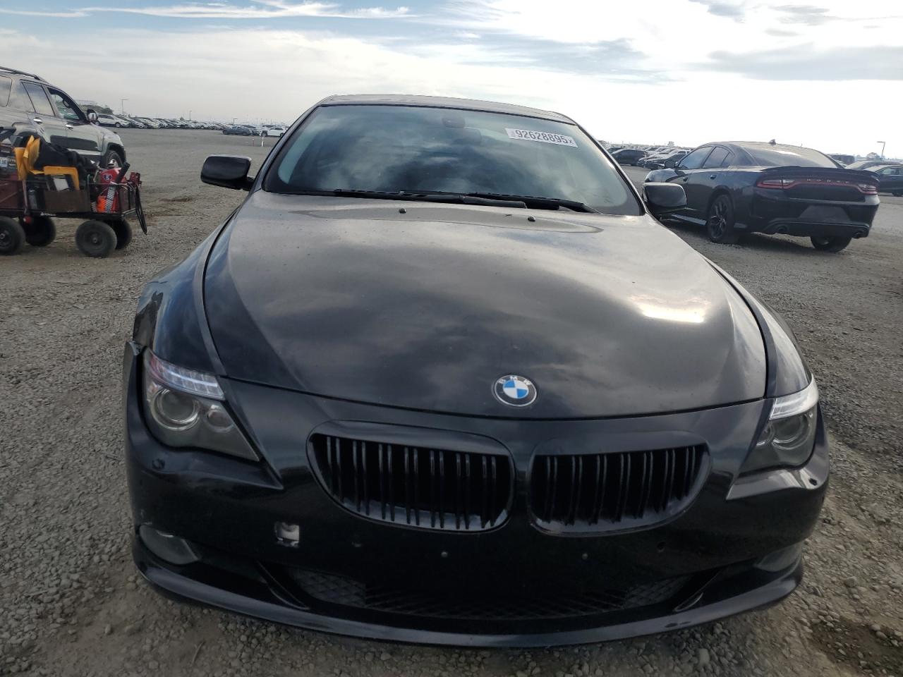 2008 Bmw 650 I Black vin: WBAEA53508CV91574