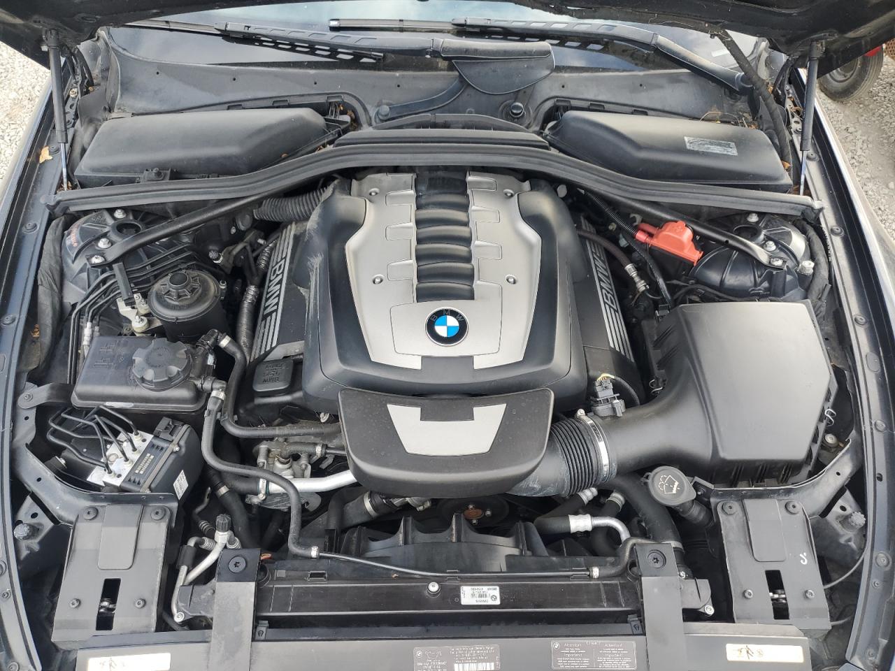 2008 Bmw 650 I Black vin: WBAEA53508CV91574