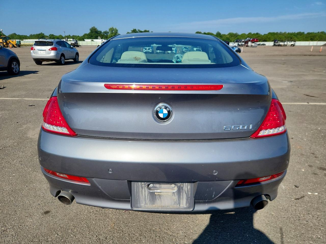 2008 Bmw 650 I Gray vin: WBAEA53518CV90028