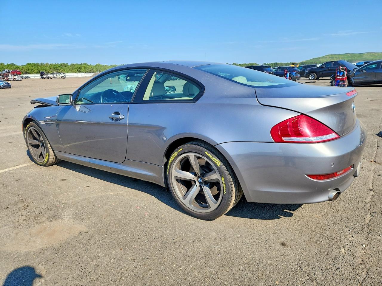 2008 Bmw 650 I Gray vin: WBAEA53518CV90028