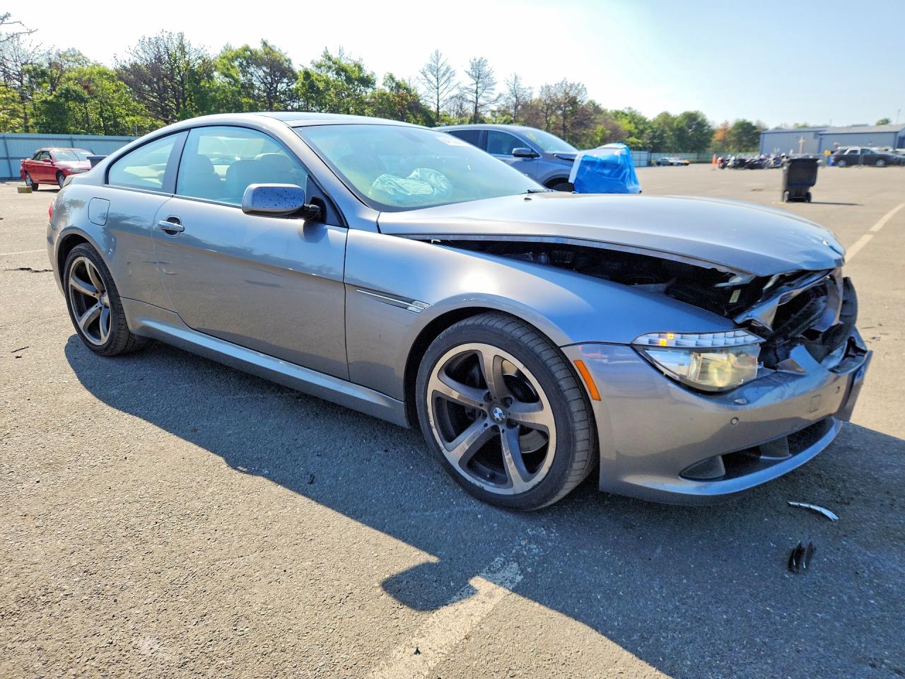 2008 Bmw 650 I Gray vin: WBAEA53518CV90028