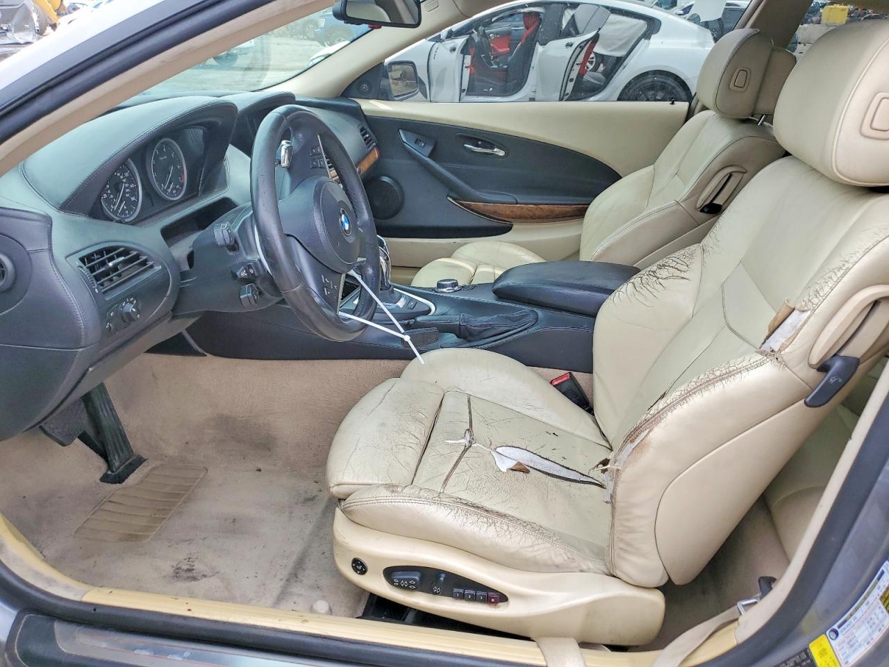 2008 Bmw 650 I Серебряный vin: WBAEA53518CV91258