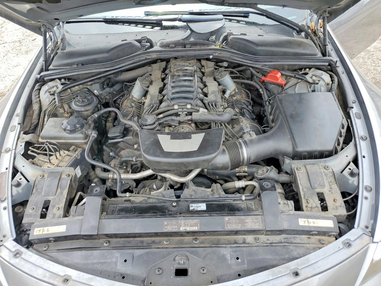 2008 Bmw 650 I Серебряный vin: WBAEA53518CV91258