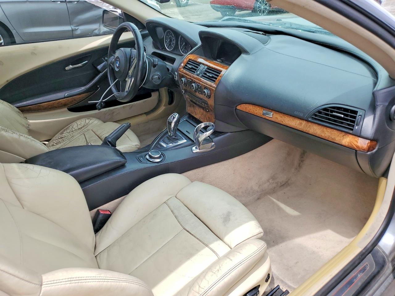 2008 Bmw 650 I Серебряный vin: WBAEA53518CV91258