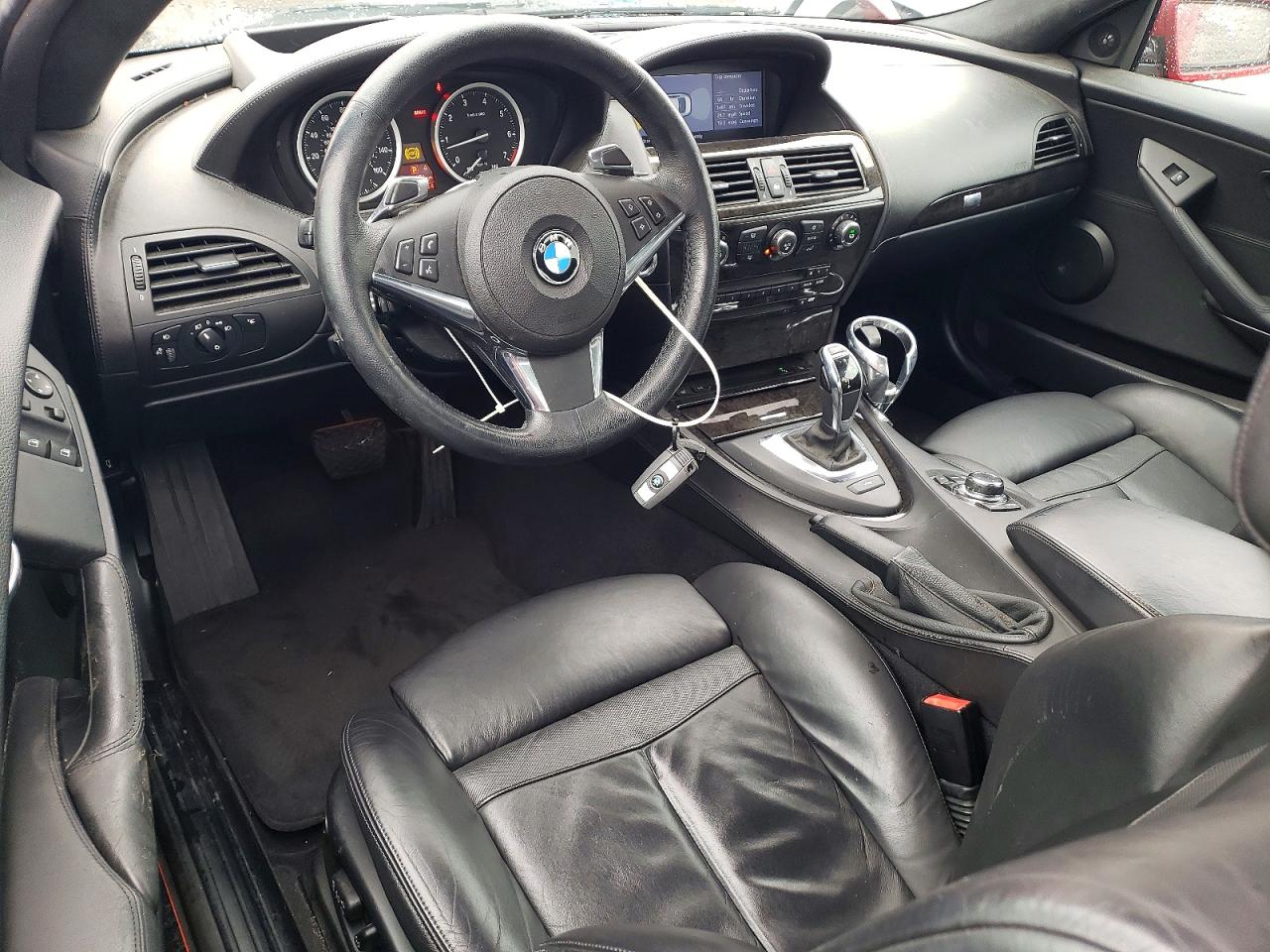 2009 Bmw 650 I Red vin: WBAEA53519CV92671