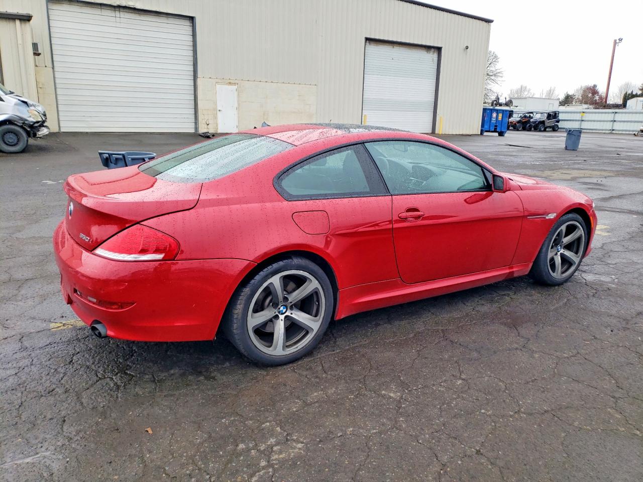 2009 Bmw 650 I Red vin: WBAEA53519CV92671