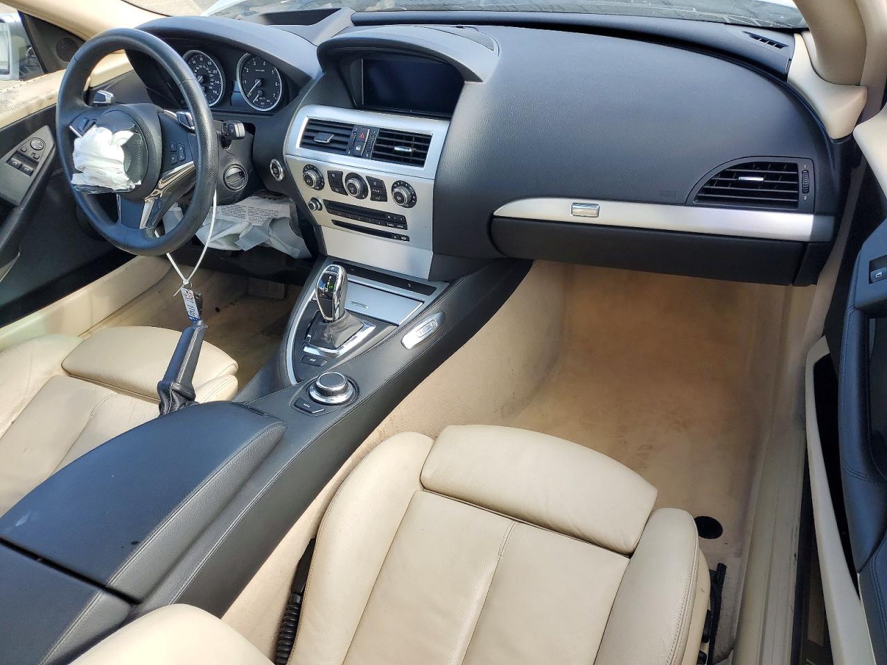 2008 Bmw 650 I Желто-коричневый vin: WBAEA53528CV91415