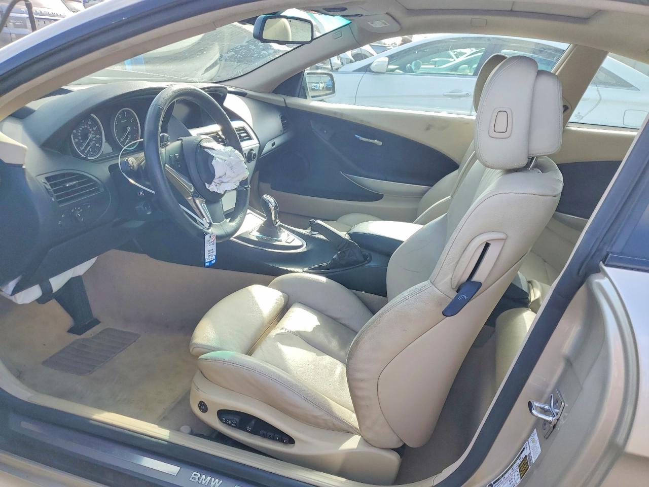 2008 Bmw 650 I Желто-коричневый vin: WBAEA53528CV91415