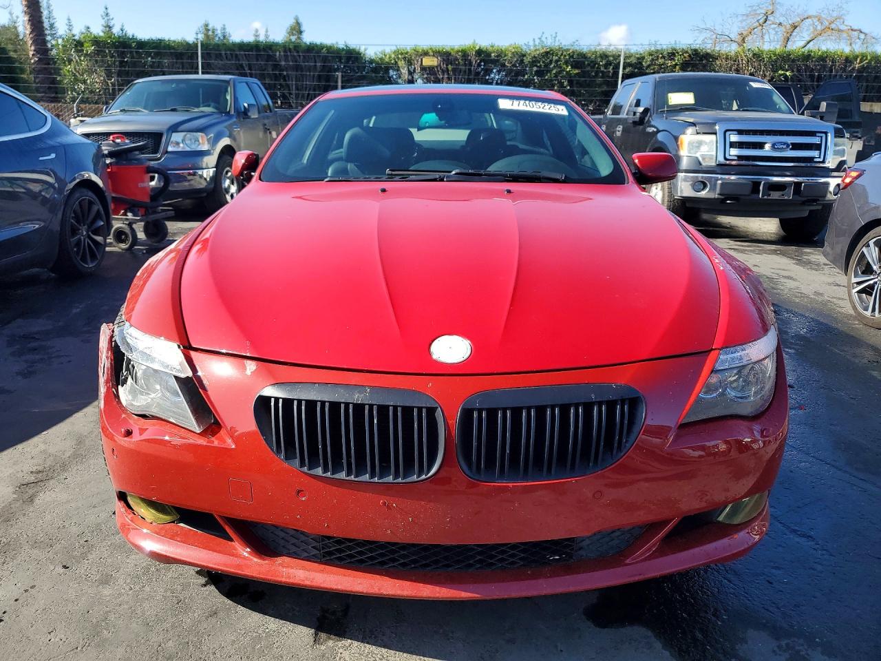 2009 Bmw 650 I Red vin: WBAEA53529CV92436