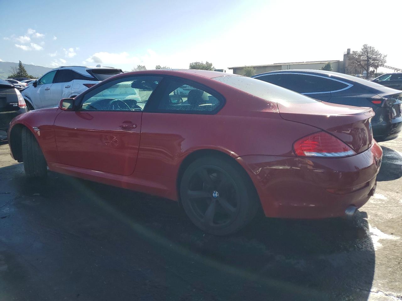 2009 Bmw 650 I Red vin: WBAEA53529CV92436