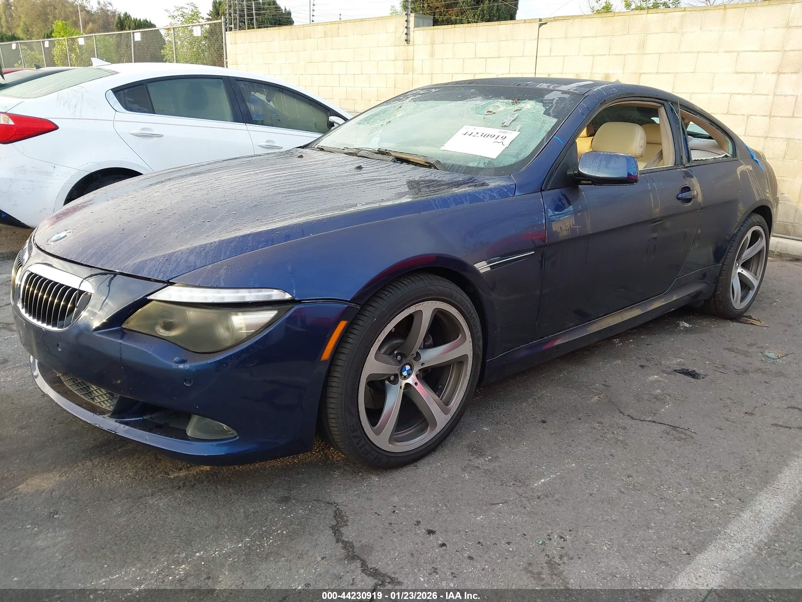2008 Bmw 650i   Purple vin: WBAEA53538CV91469