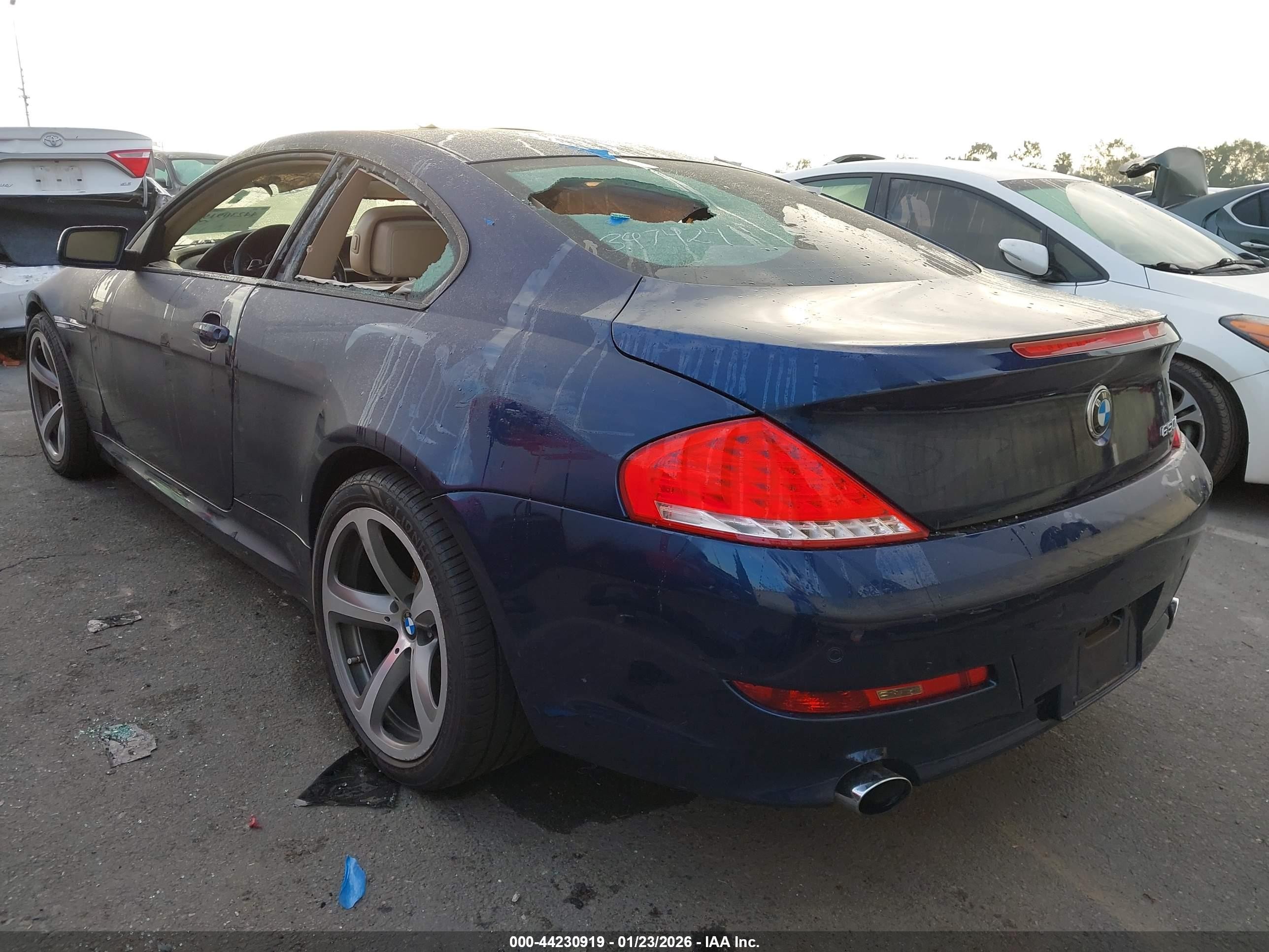 2008 Bmw 650i   Purple vin: WBAEA53538CV91469