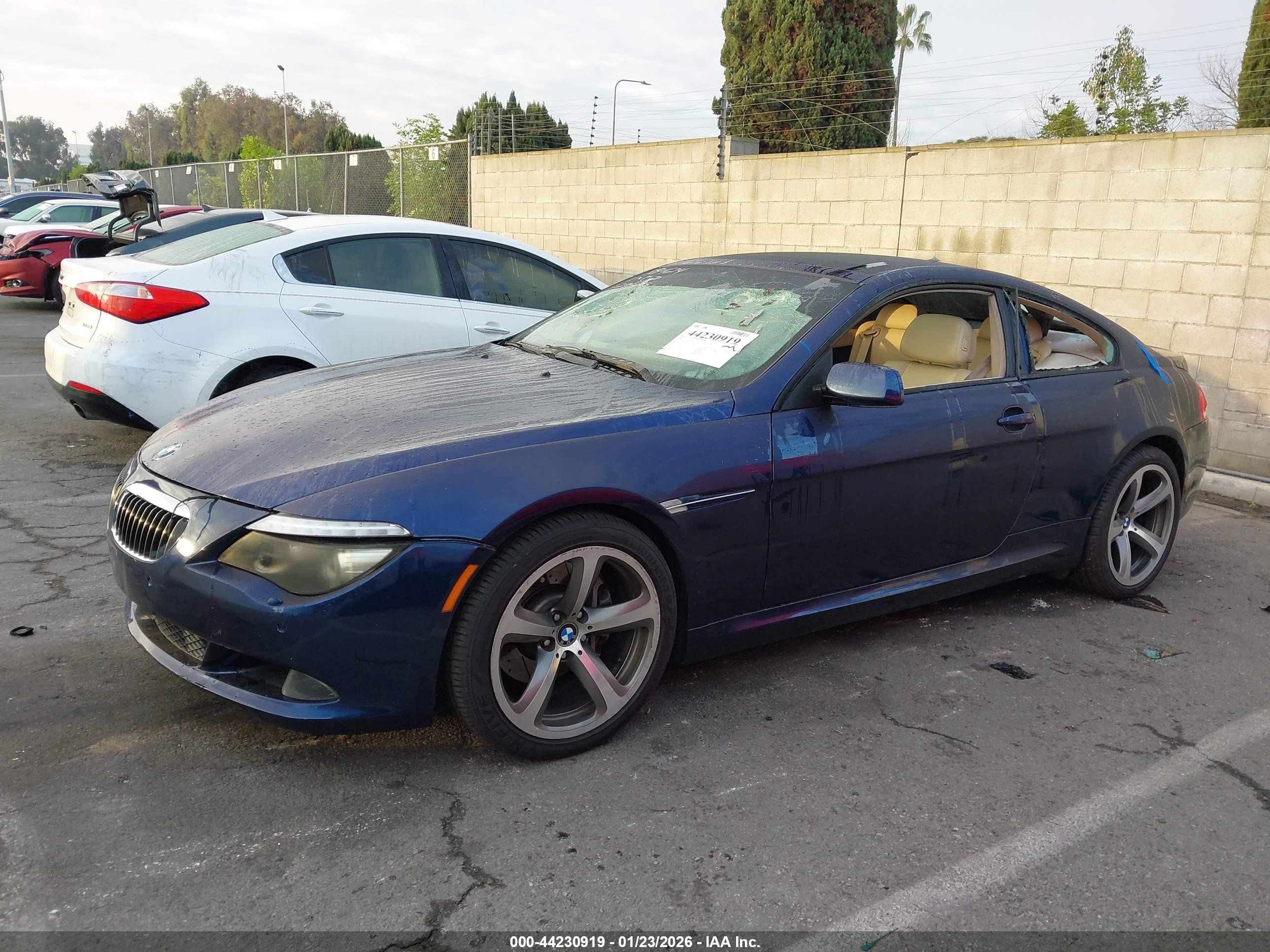 2008 Bmw 650i   Purple vin: WBAEA53538CV91469