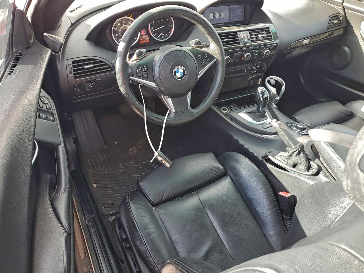 2009 Bmw 650 I Red vin: WBAEA53539CV92073