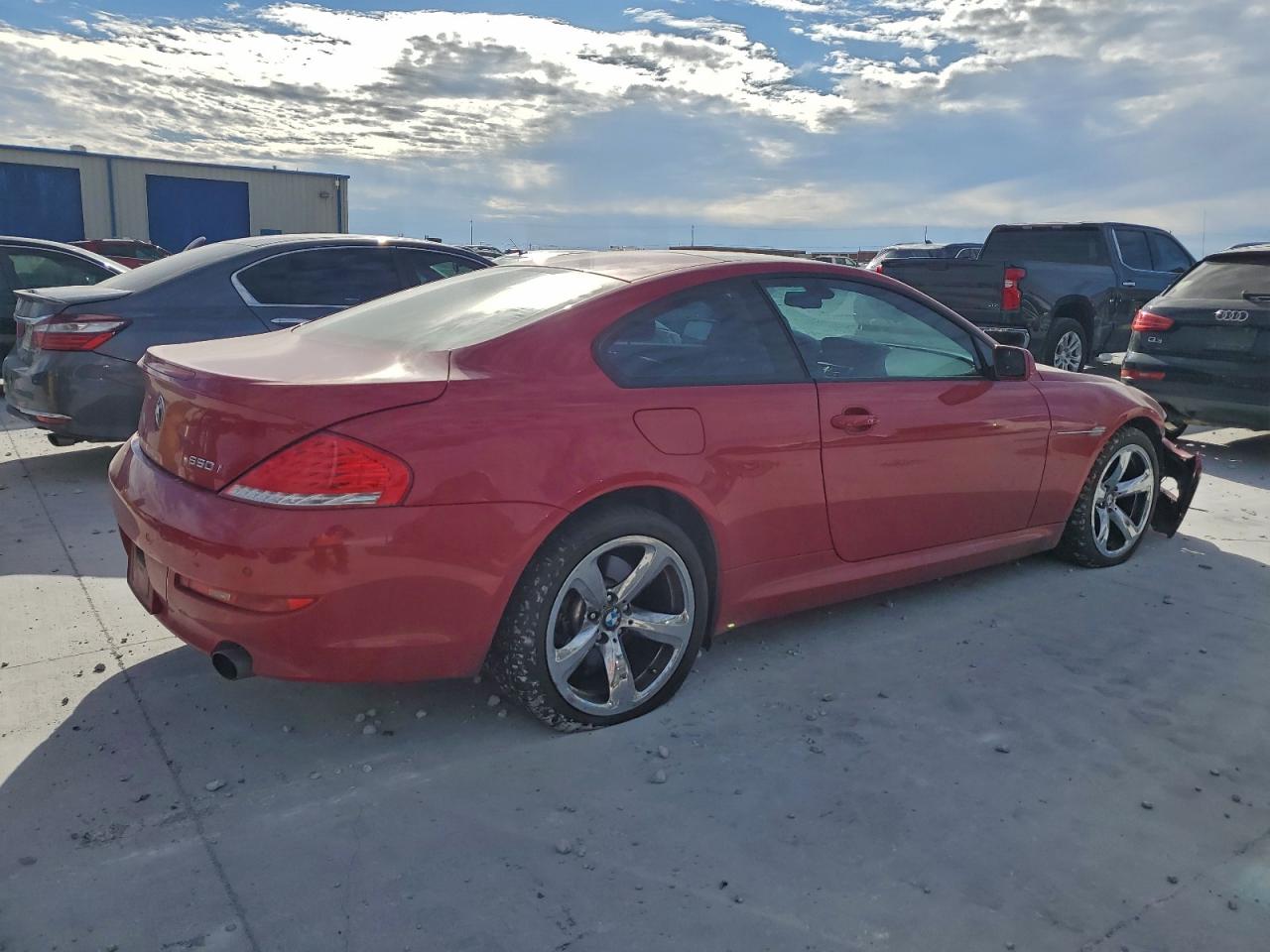 2009 Bmw 650 I Red vin: WBAEA53539CV92073