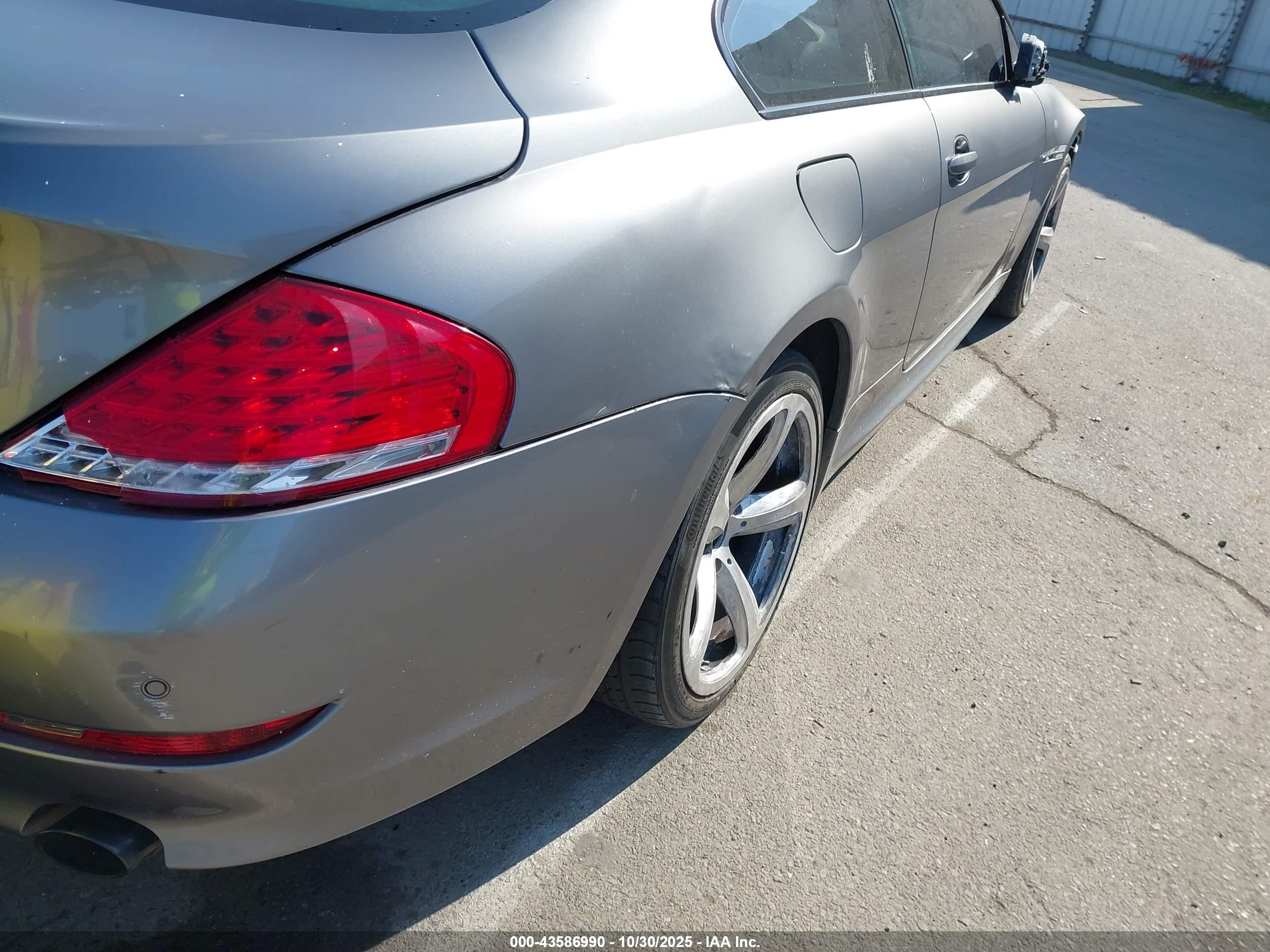 2009 Bmw 650i   Pewter vin: WBAEA53539CV92655